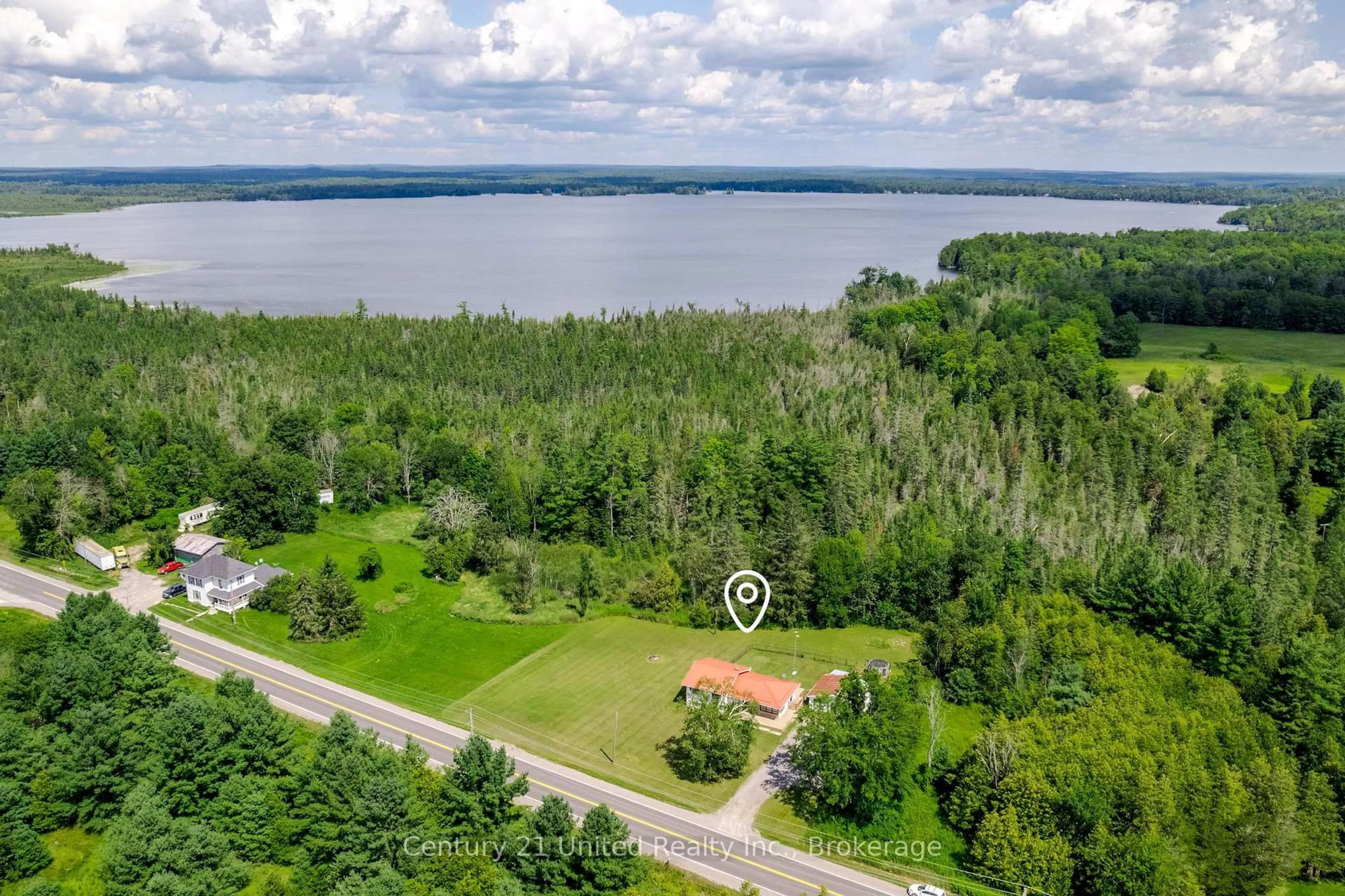 A pic from outside/outdoor area/front of a property/back of a property/a pic from drone, water/lake/river/ocean view for 1269 County 46 Rd, Havelock-Belmont-Methuen Ontario K0L 1Z0