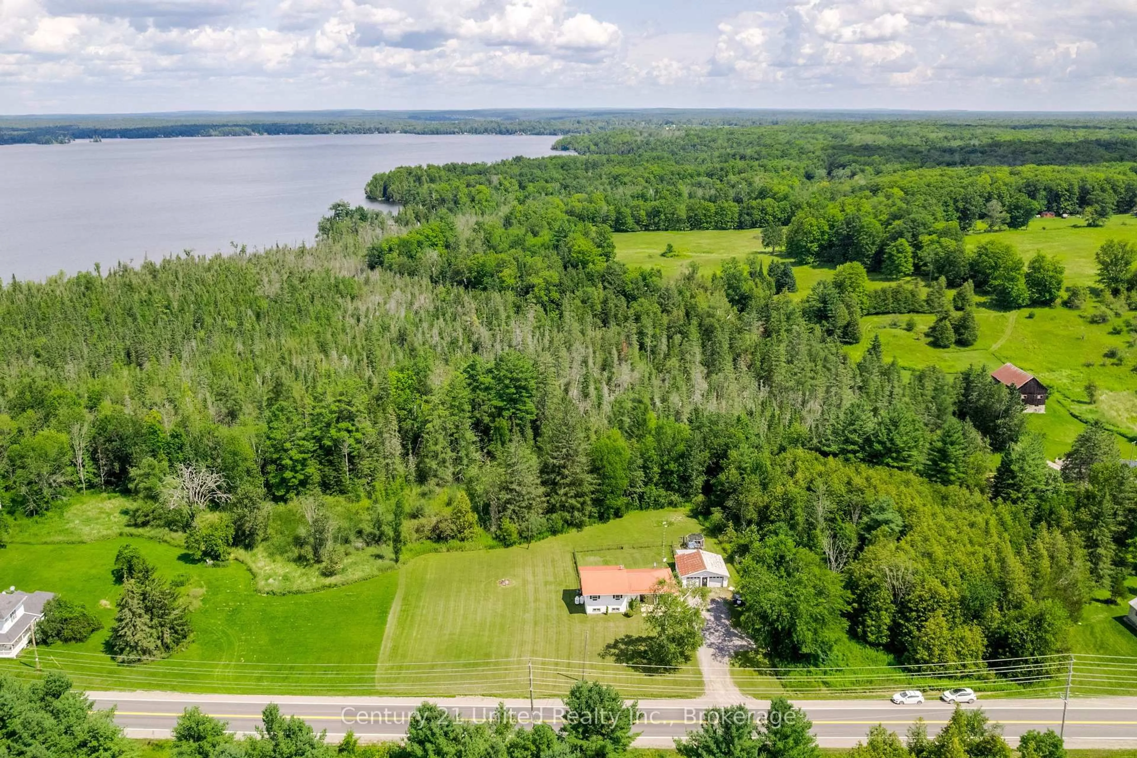 A pic from outside/outdoor area/front of a property/back of a property/a pic from drone, water/lake/river/ocean view for 1269 County 46 Rd, Havelock-Belmont-Methuen Ontario K0L 1Z0