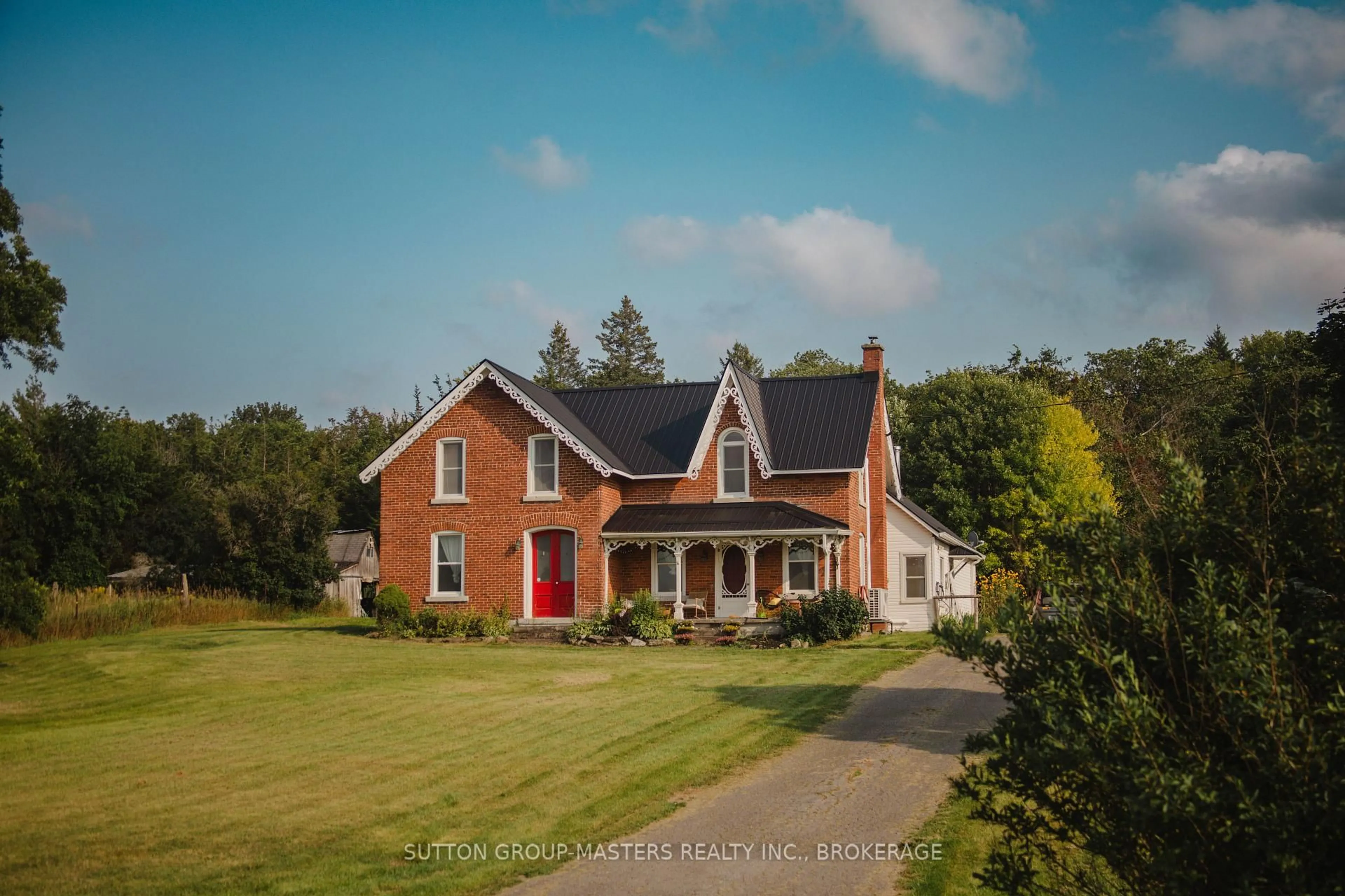 A pic from outside/outdoor area/front of a property/back of a property/a pic from drone, unknown for 3858 County Rd 1 Rd, Yarker Ontario K0K 3N0