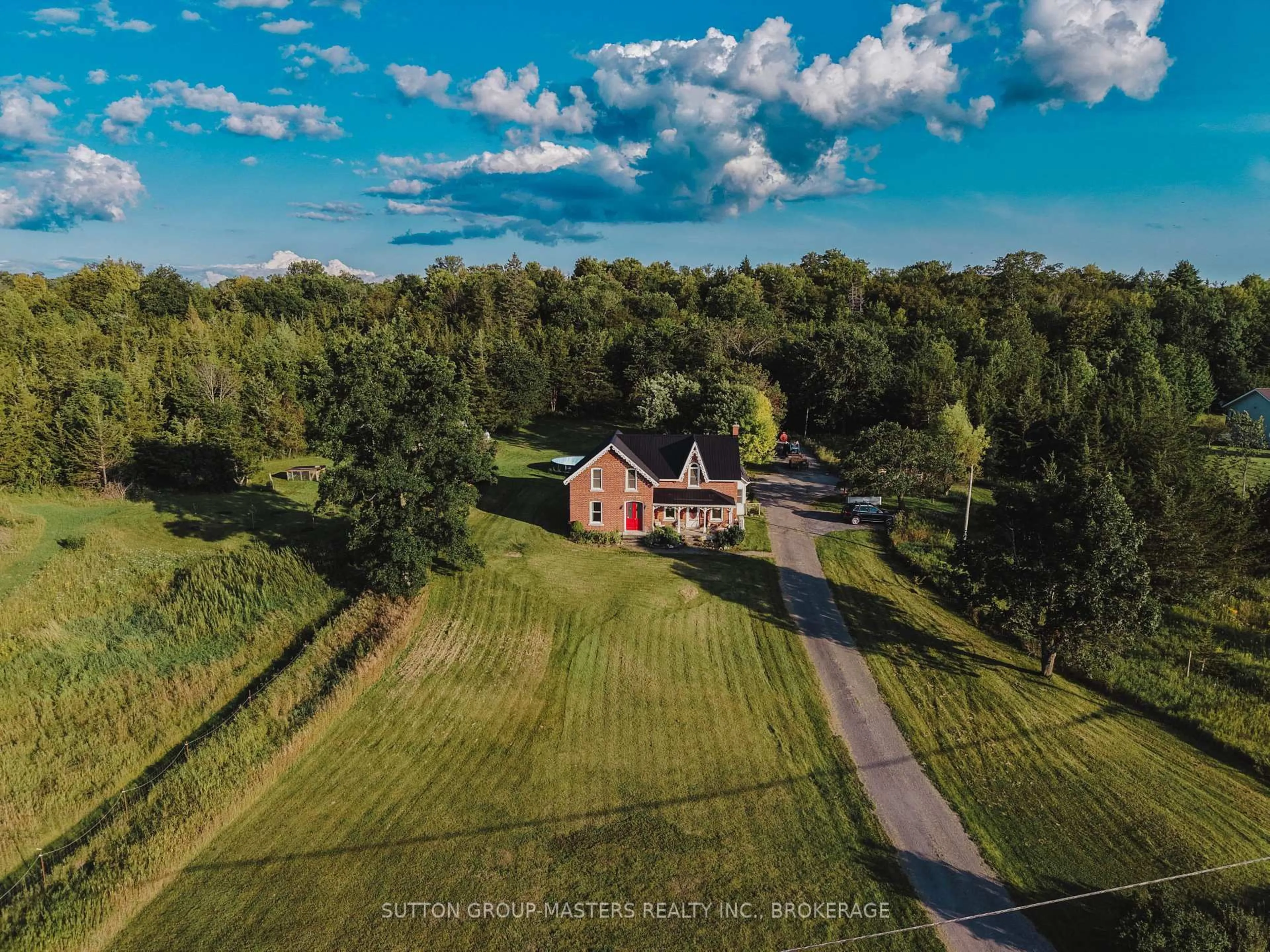 A pic from outside/outdoor area/front of a property/back of a property/a pic from drone, unknown for 3858 County Rd 1 Rd, Yarker Ontario K0K 3N0