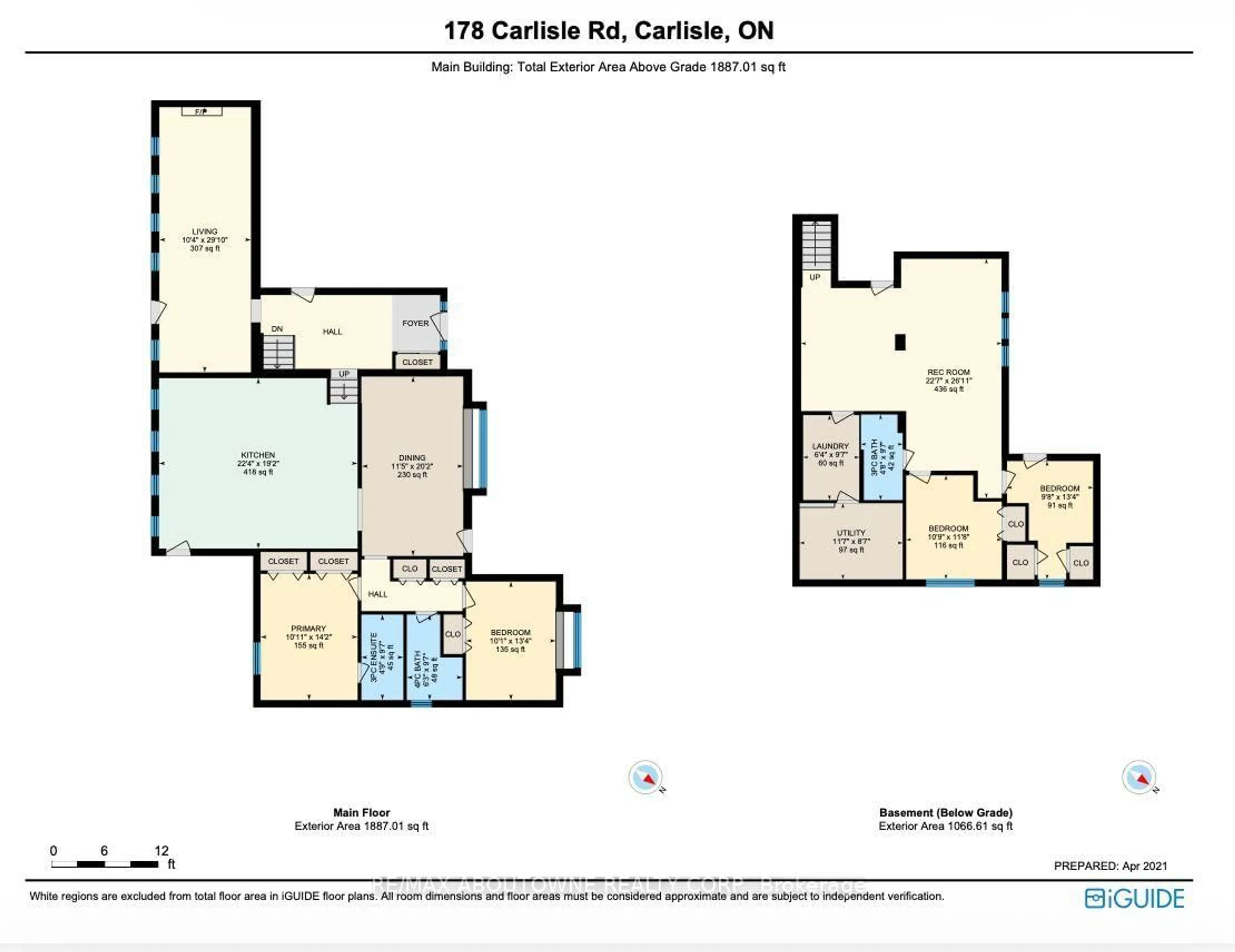 Floor plan for 178 Carlisle Rd, Hamilton Ontario L0R 1H2