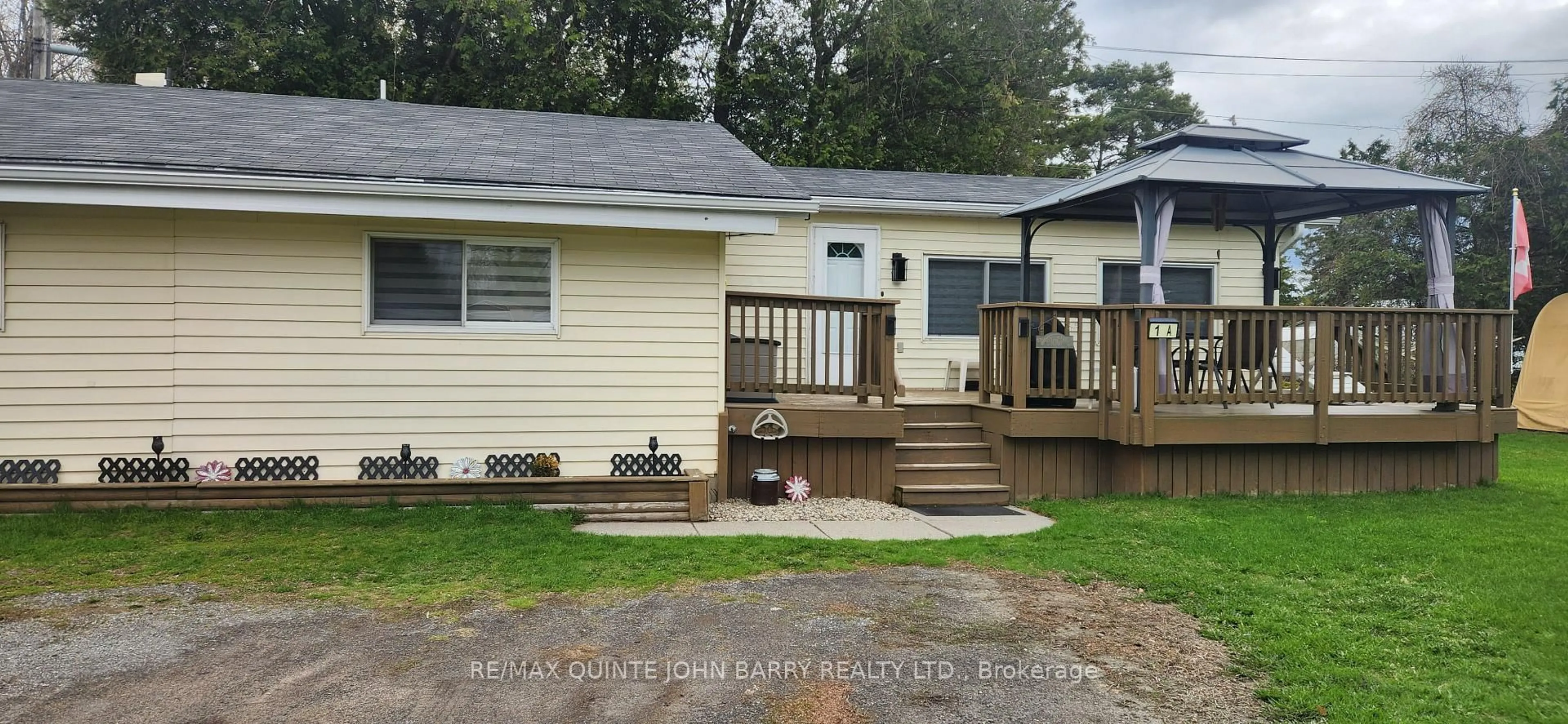 Home with vinyl exterior material, street for 529 Old Hwy 2 #1A, Quinte West Ontario K8V 5P5