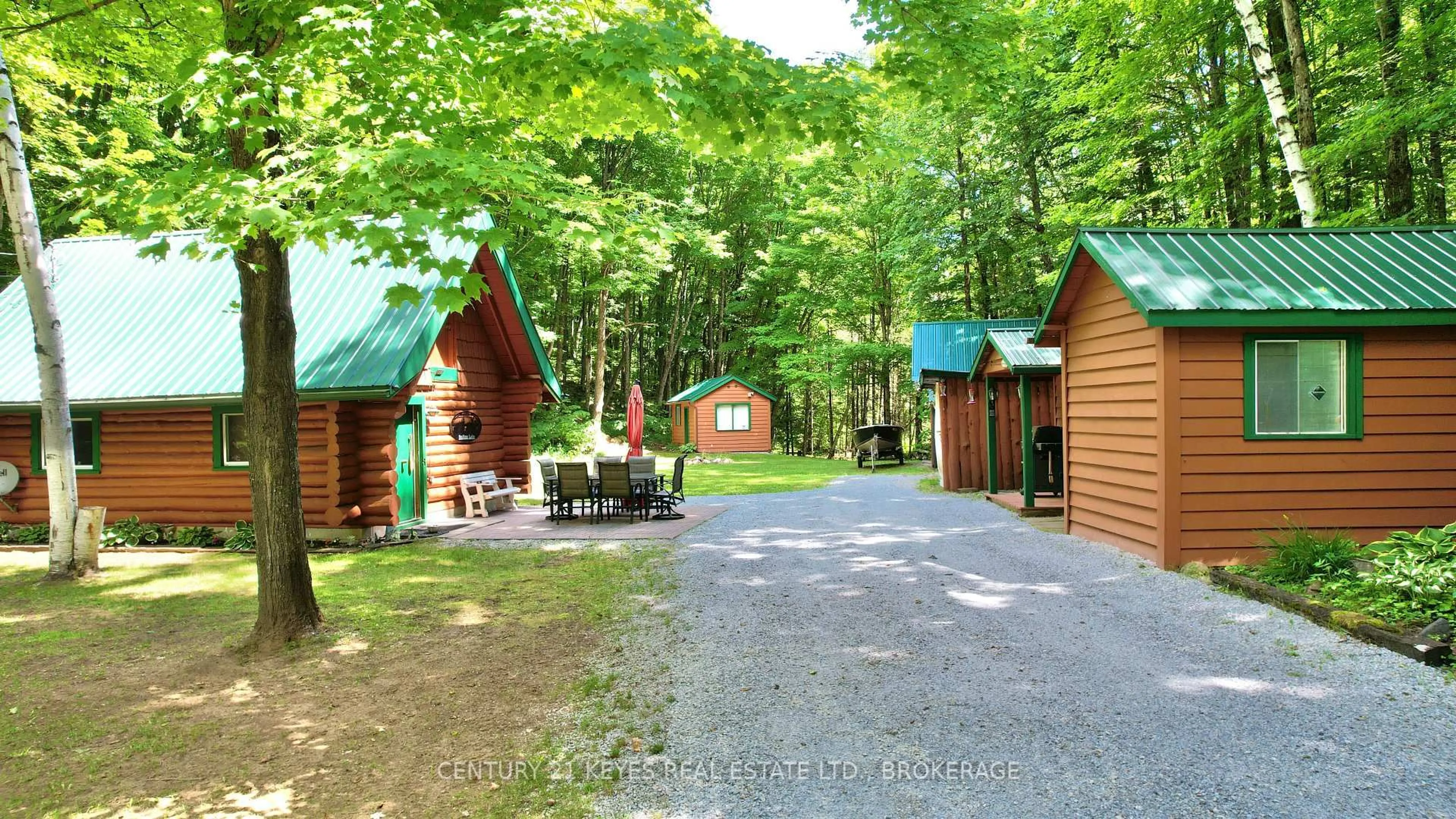 Patio, forest/trees view for 1010 Lakefront Circ, Mountain Grove Ontario K0H 2E0