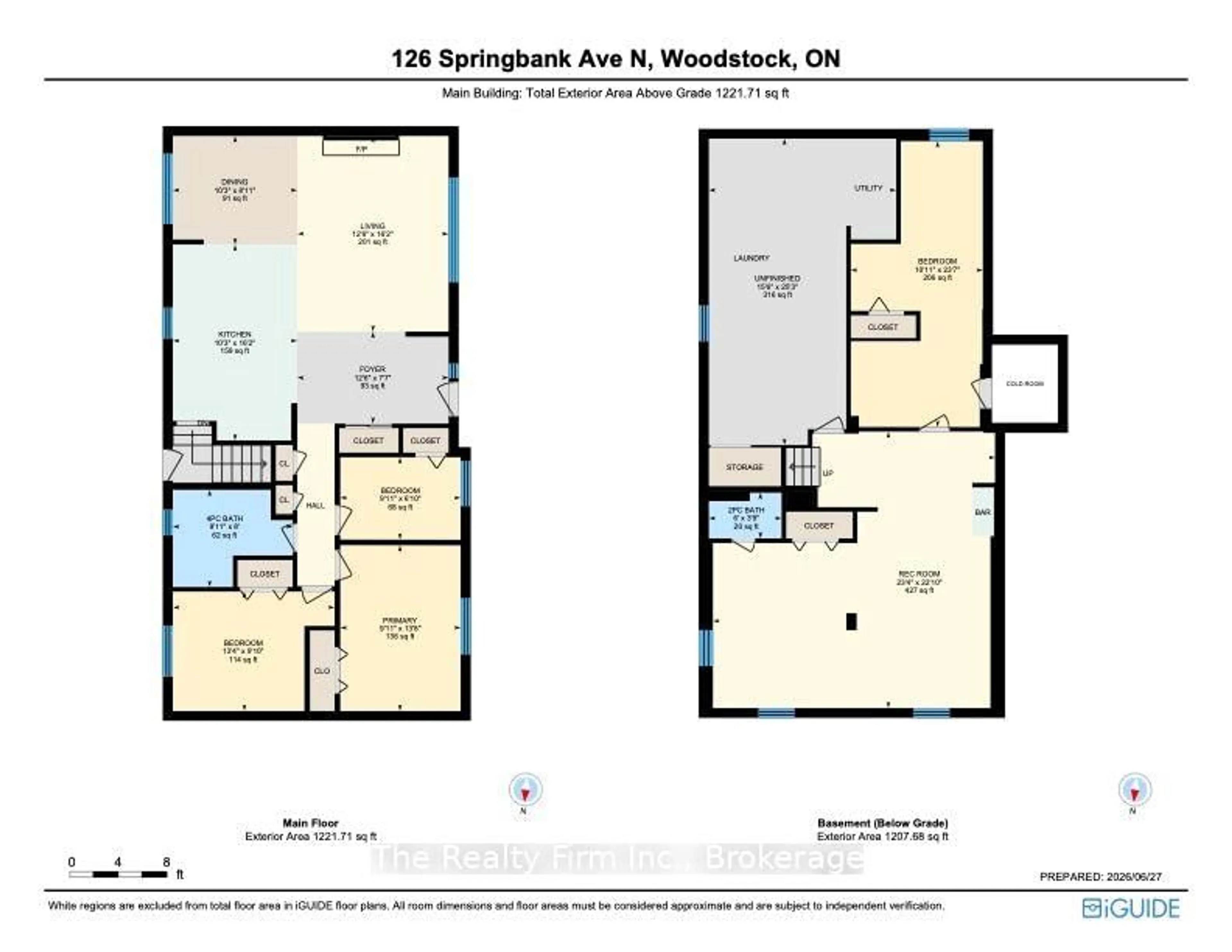 Floor plan for 126 Springbank Ave, Woodstock Ontario N4S 7P8