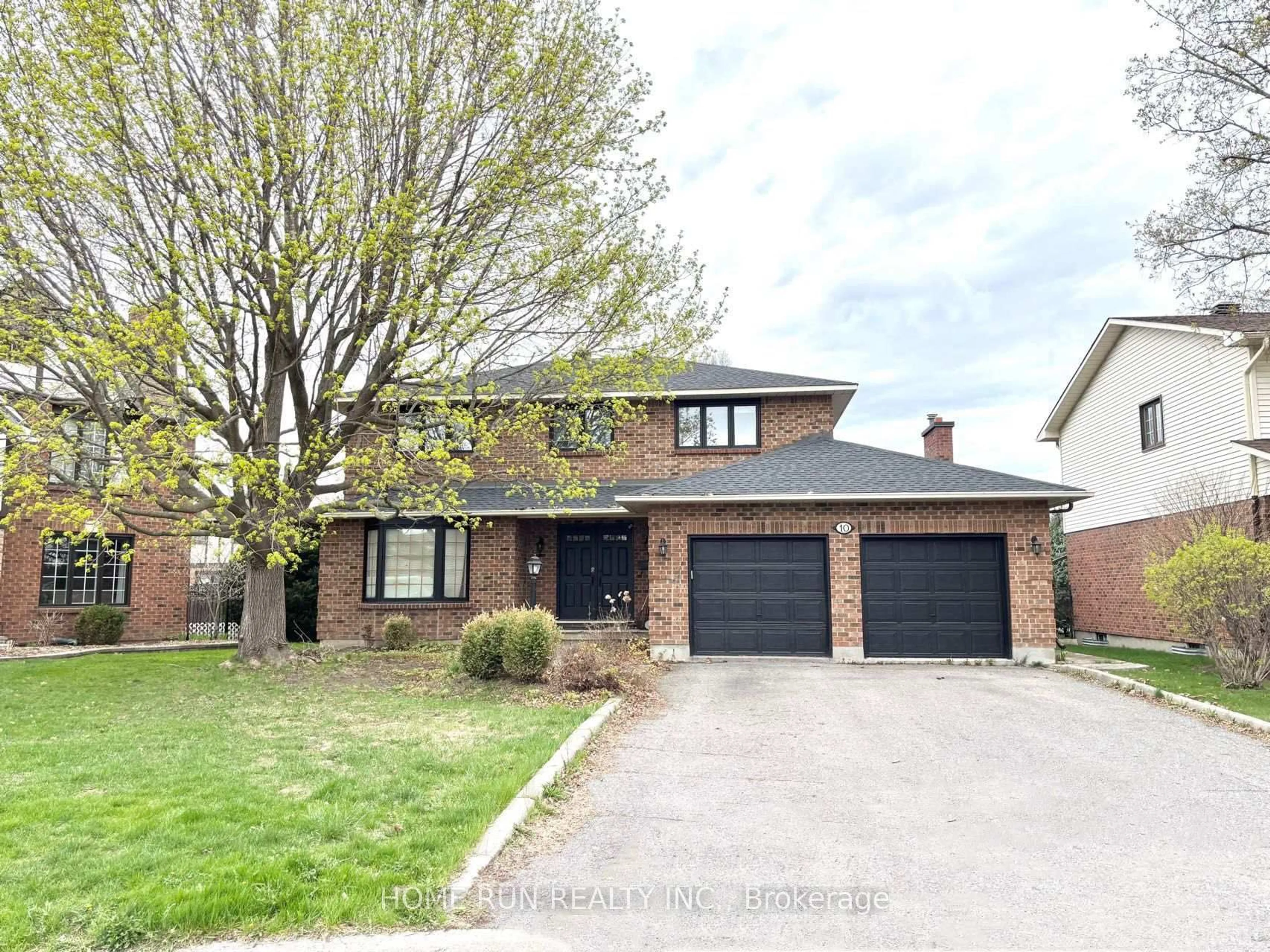 Home with brick exterior material, street for 10 Westchester Crt, Barrhaven Ontario K2J 3P9