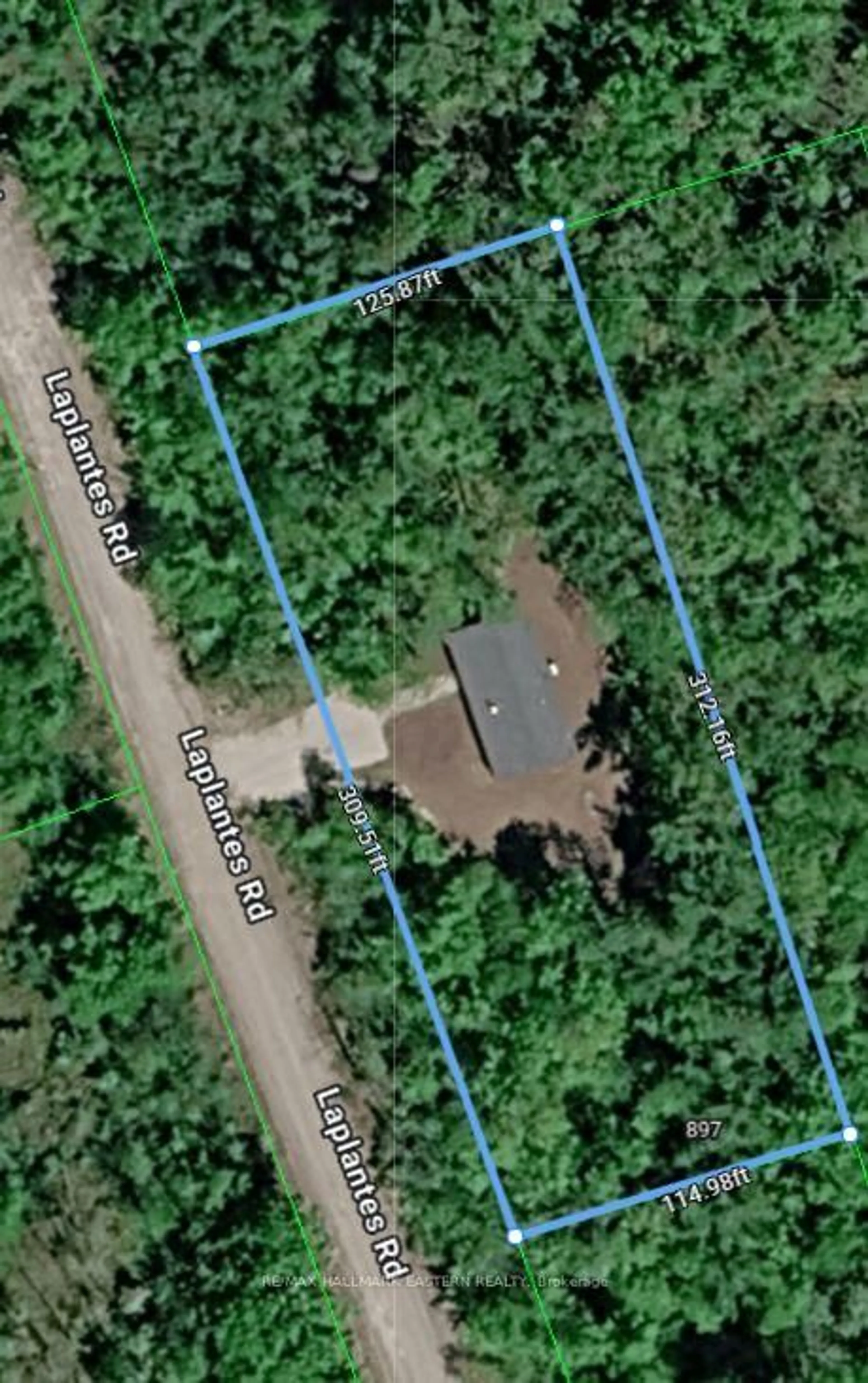 A pic from outside/outdoor area/front of a property/back of a property/a pic from drone, street for 20 Laplante Rd, Trent Lakes Ontario K0M 1A0