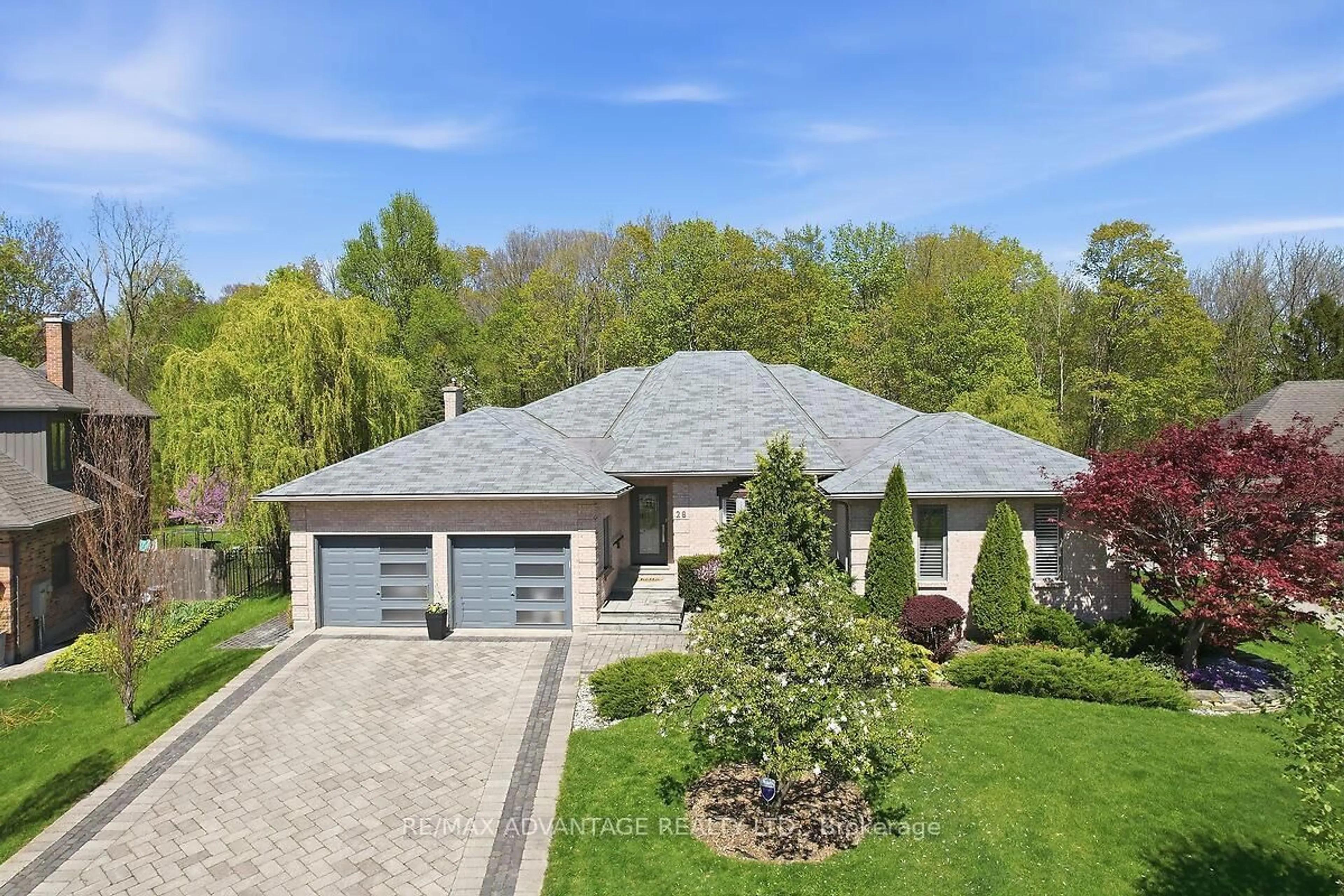 Home with brick exterior material, street for 28 Wynfield Lane, Middlesex Centre Ontario N6H 5L2