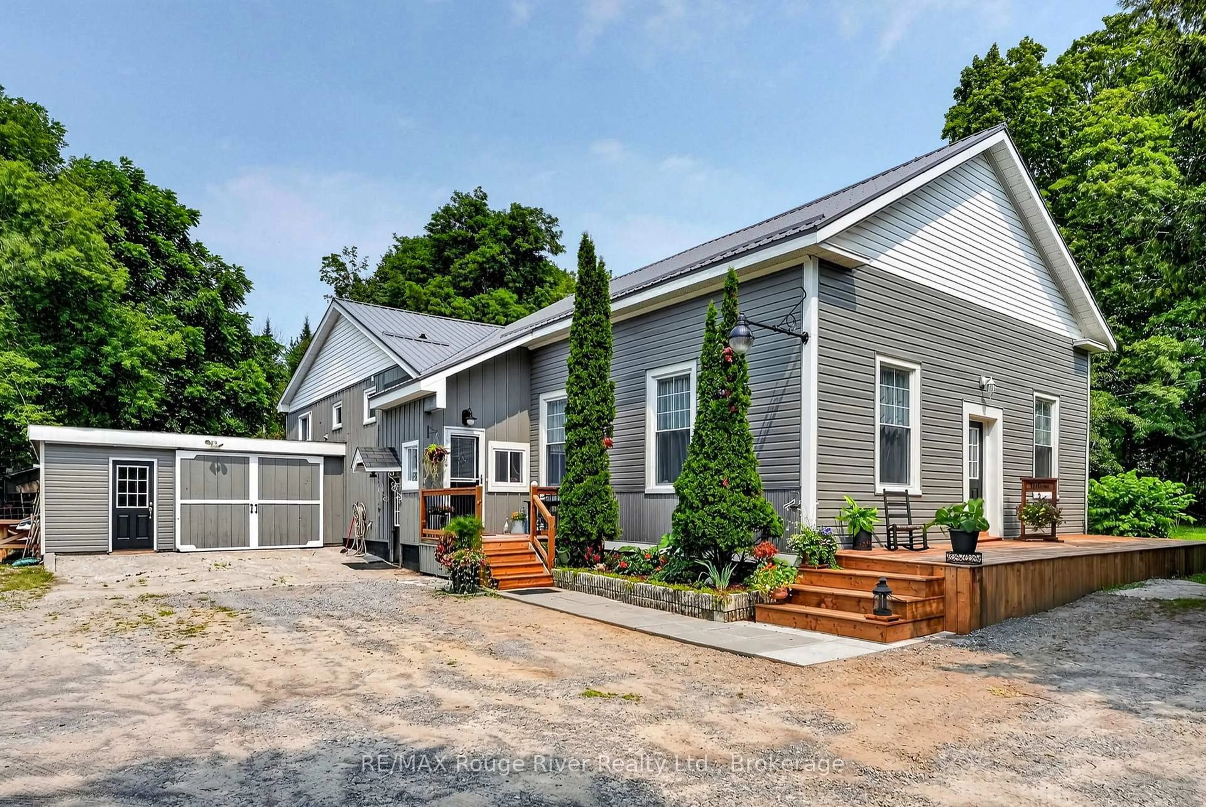 Home with vinyl exterior material, street for 13922 County Road 2 Rd, Cramahe Ontario K0K 1S0