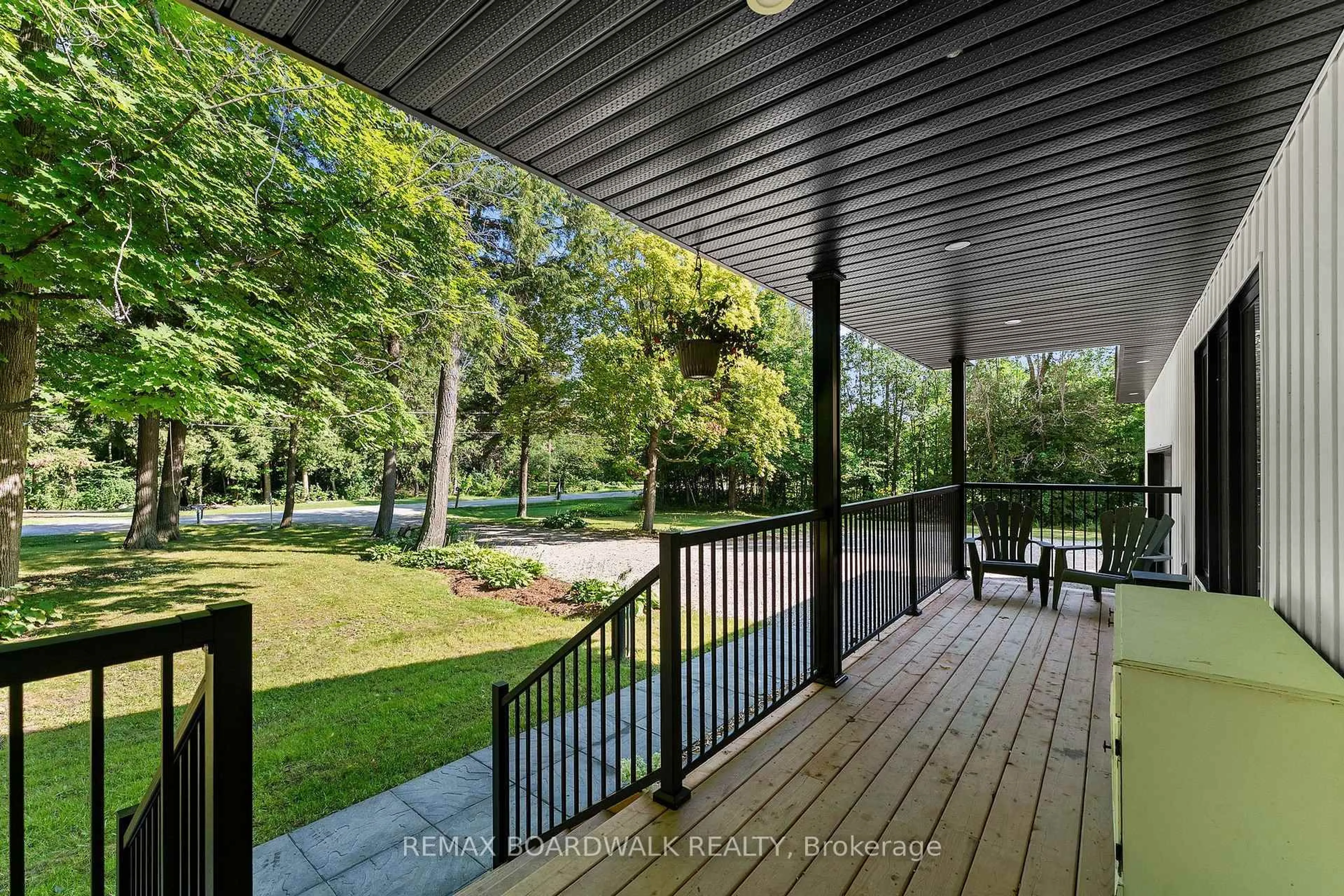 Patio, forest/trees view for 1967 Drummond 4c Concession, Perth Ontario K7H 3C8