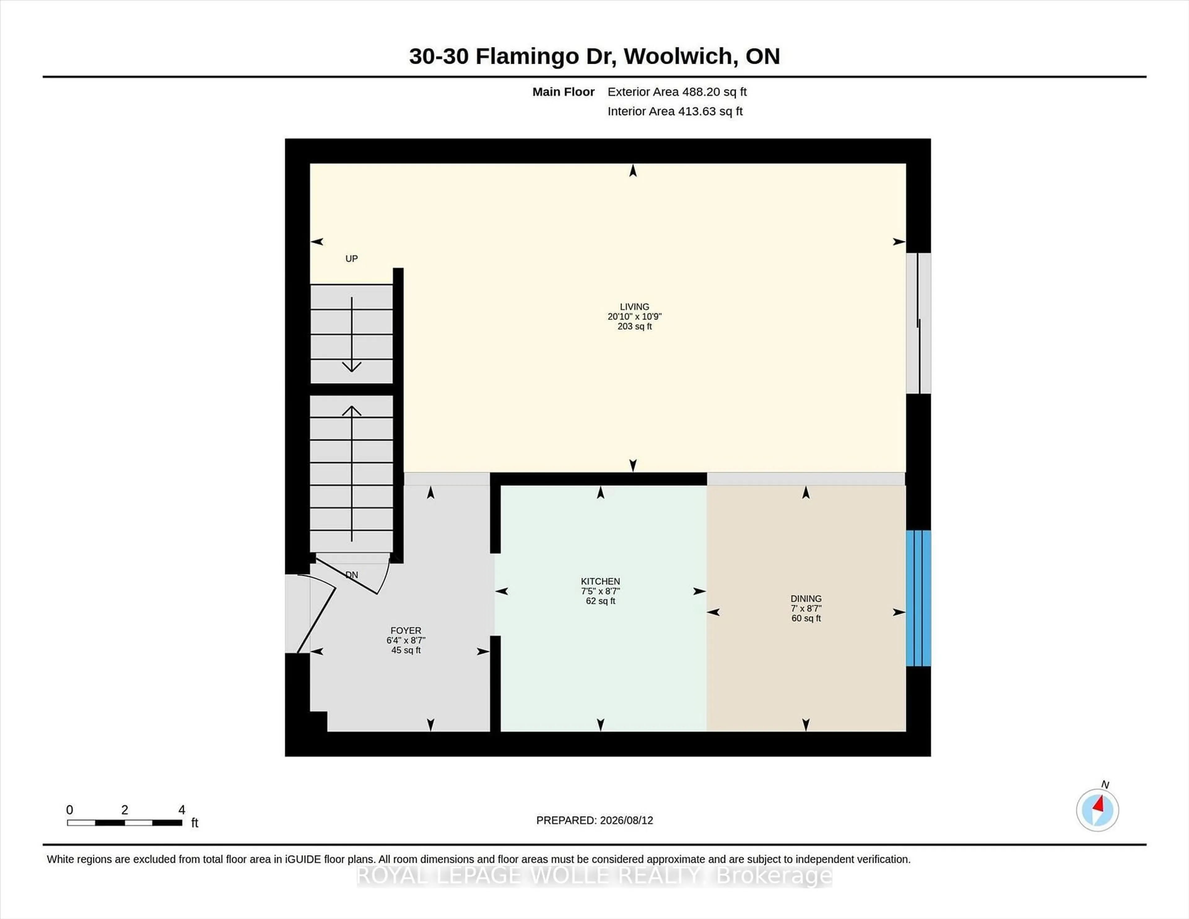 Floor plan for 30 Flamingo Dr #30, Woolwich Ontario N3B 1V5
