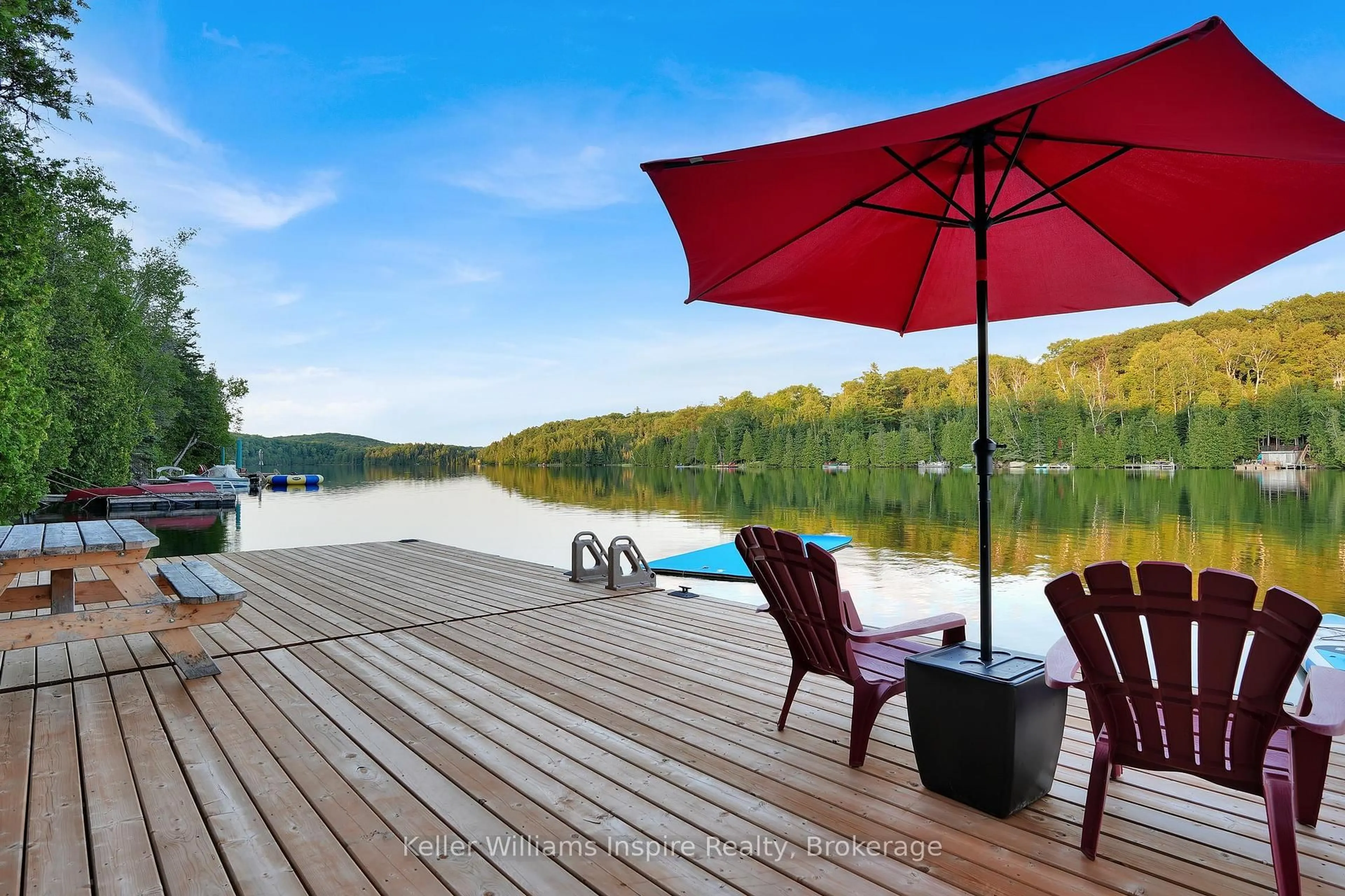 Patio, water/lake/river/ocean view for 77 KINGFISHER Lane, Bancroft Ontario K0L 1C0