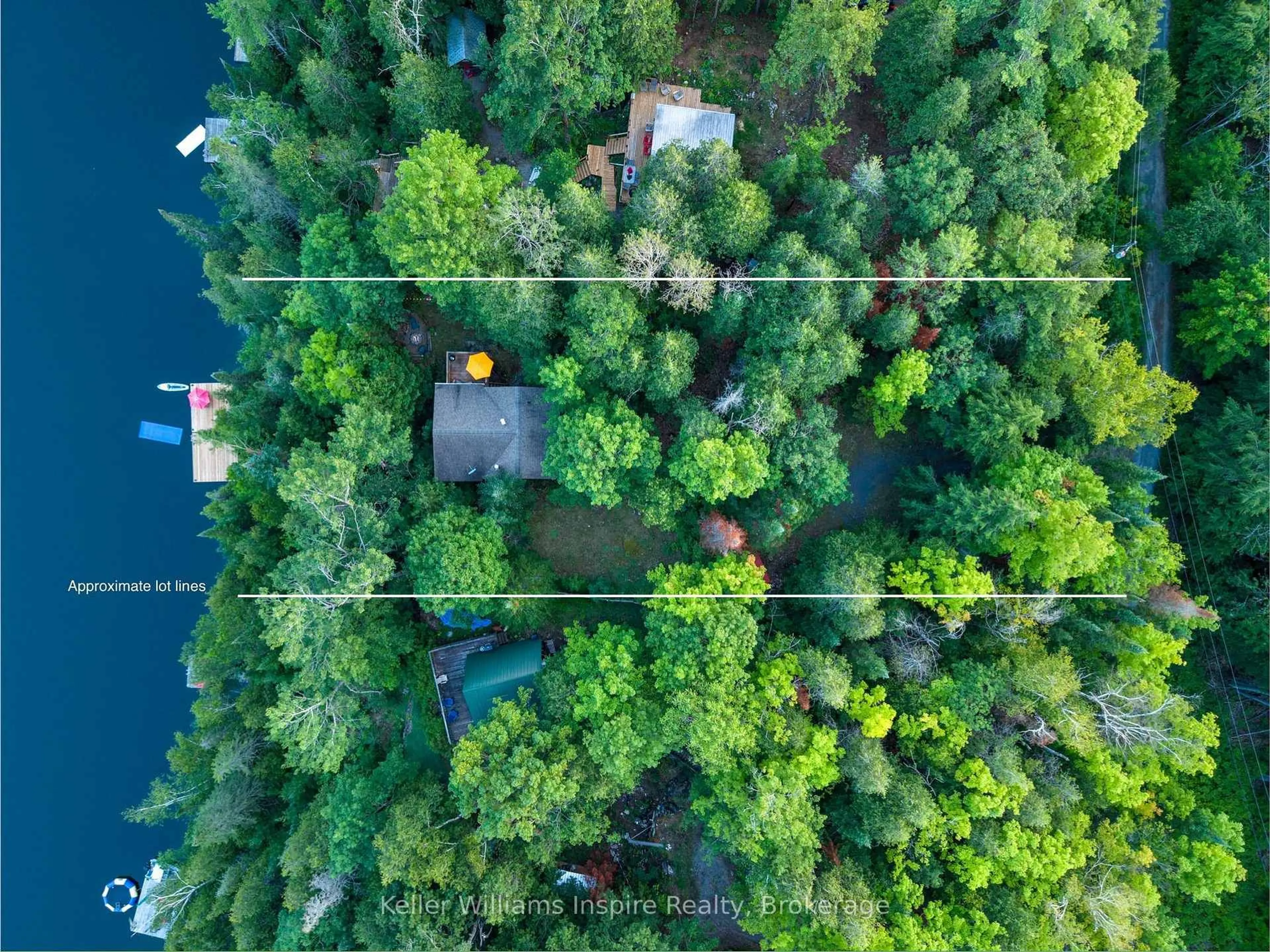 A pic from outside/outdoor area/front of a property/back of a property/a pic from drone, forest/trees view for 77 KINGFISHER Lane, Bancroft Ontario K0L 1C0