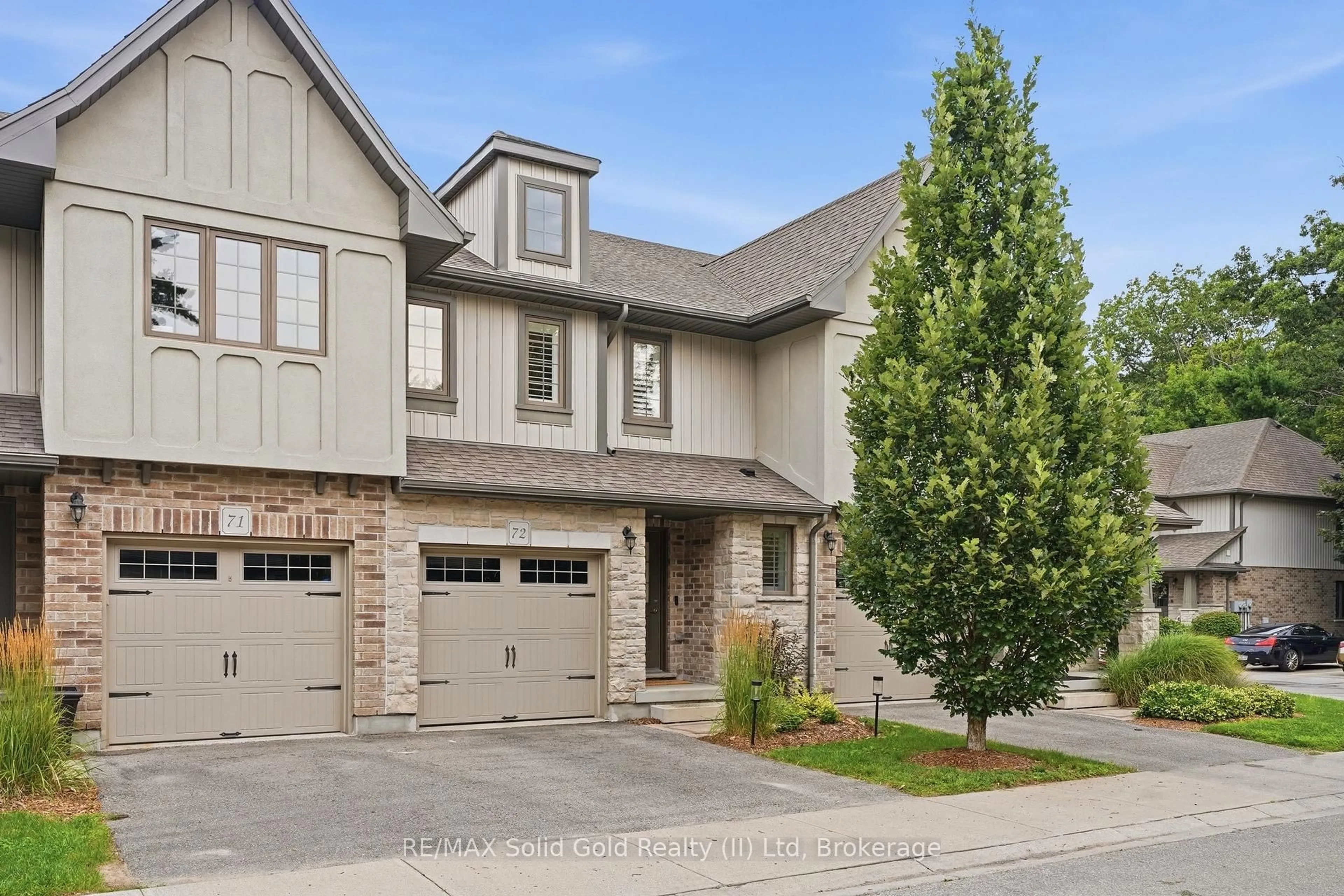 Home with brick exterior material, street for 635 Saginaw Pkwy #72, Cambridge Ontario N1T 0C1