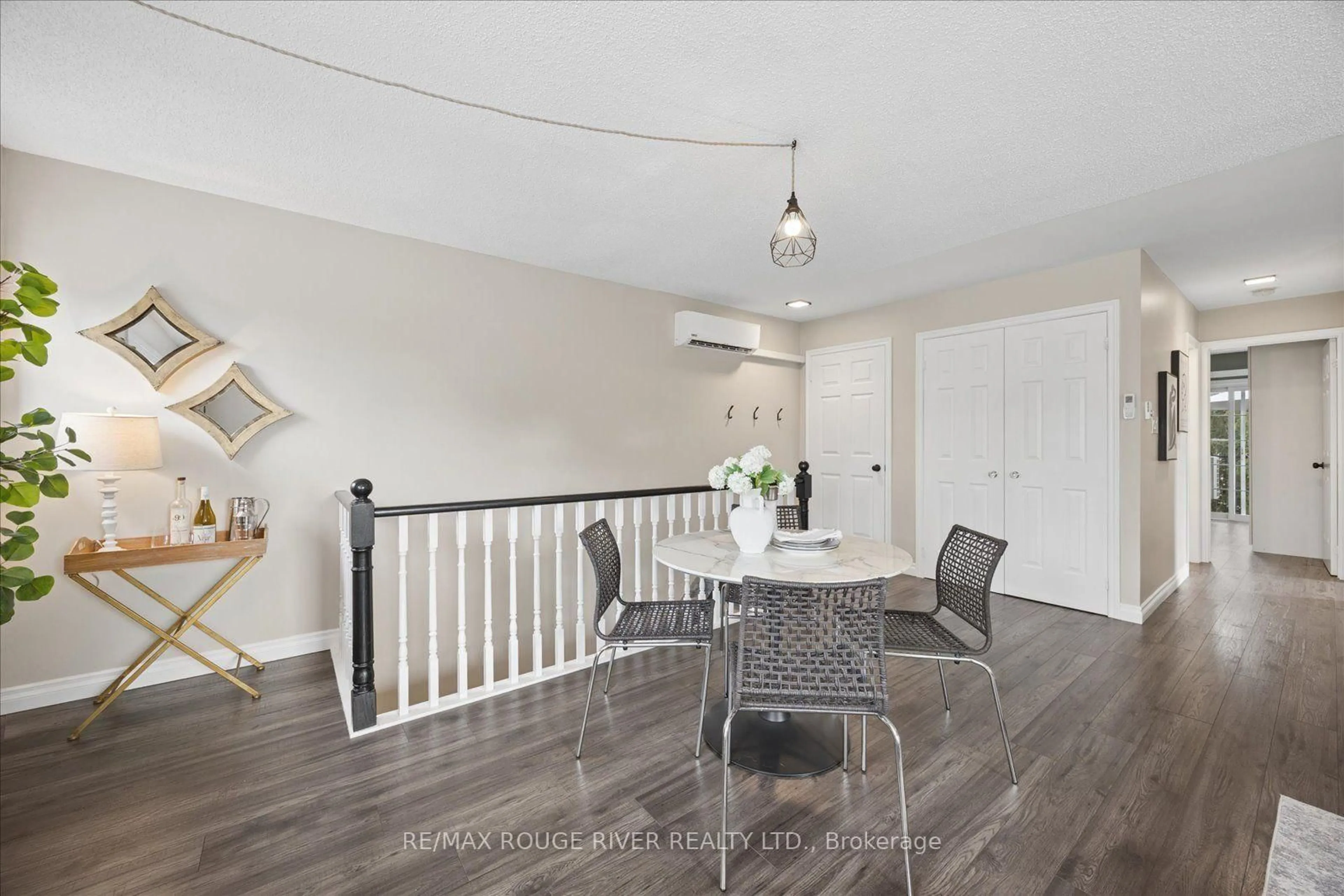 Dining room, wood/laminate floor for 182 D'Arcy St #F205, Cobourg Ontario K9A 5J1