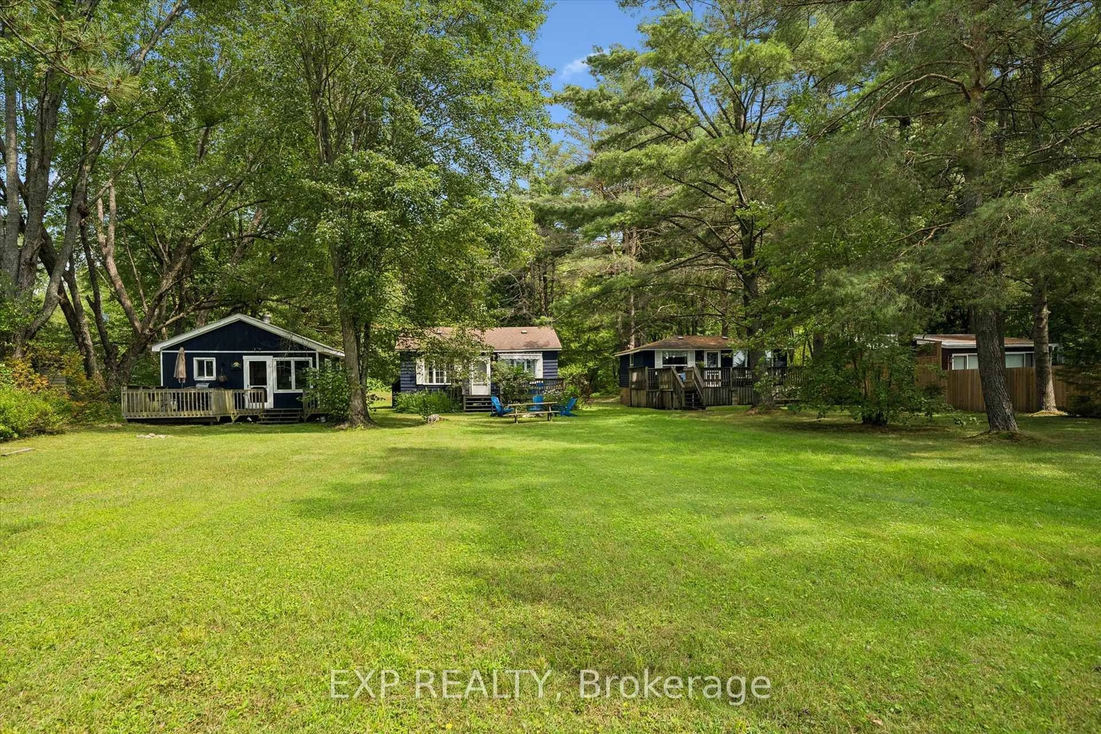 A pic from outside/outdoor area/front of a property/back of a property/a pic from drone, water/lake/river/ocean view for 1039 Wonder Beach Rd, Muskoka Lakes Ontario P0B 1M0