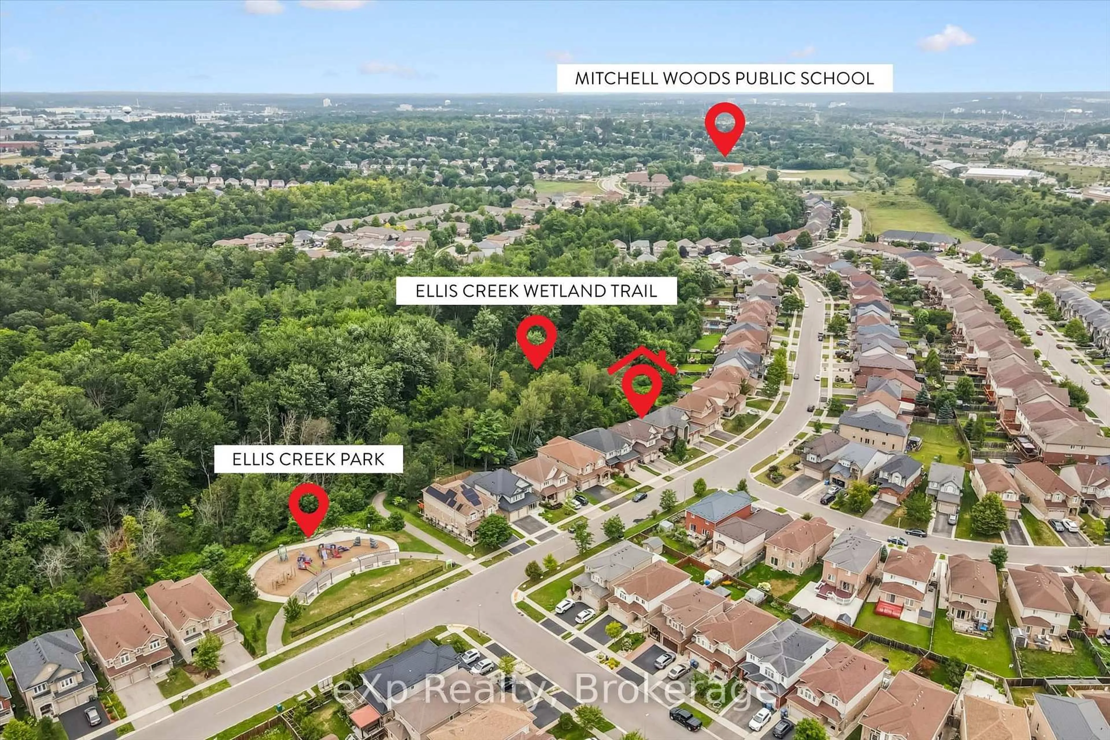 A pic from outside/outdoor area/front of a property/back of a property/a pic from drone, street for 41 Westra Dr, Guelph Ontario N1K 0B4