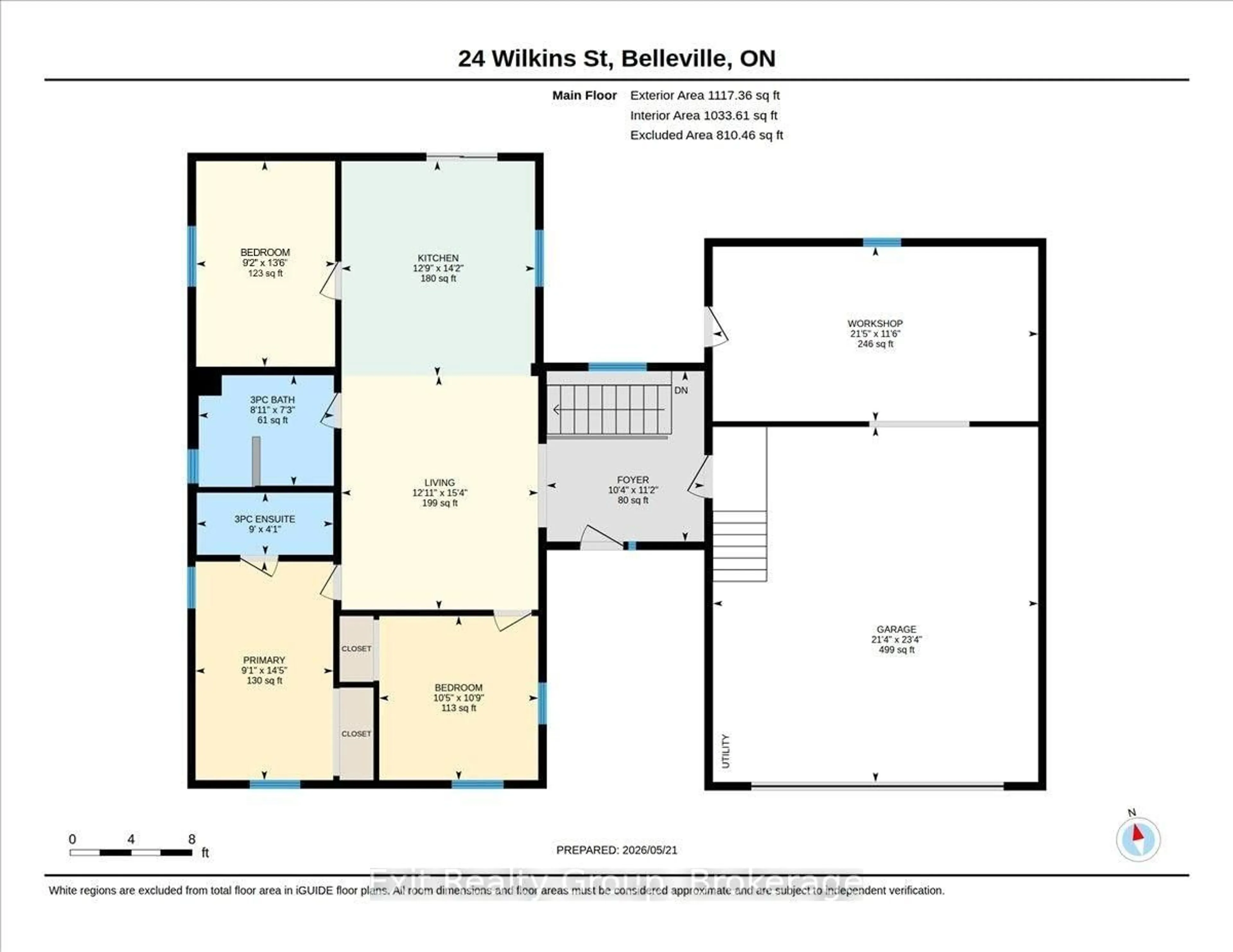 Floor plan for 24 Wilkins St, Belleville Ontario K8P 1P1