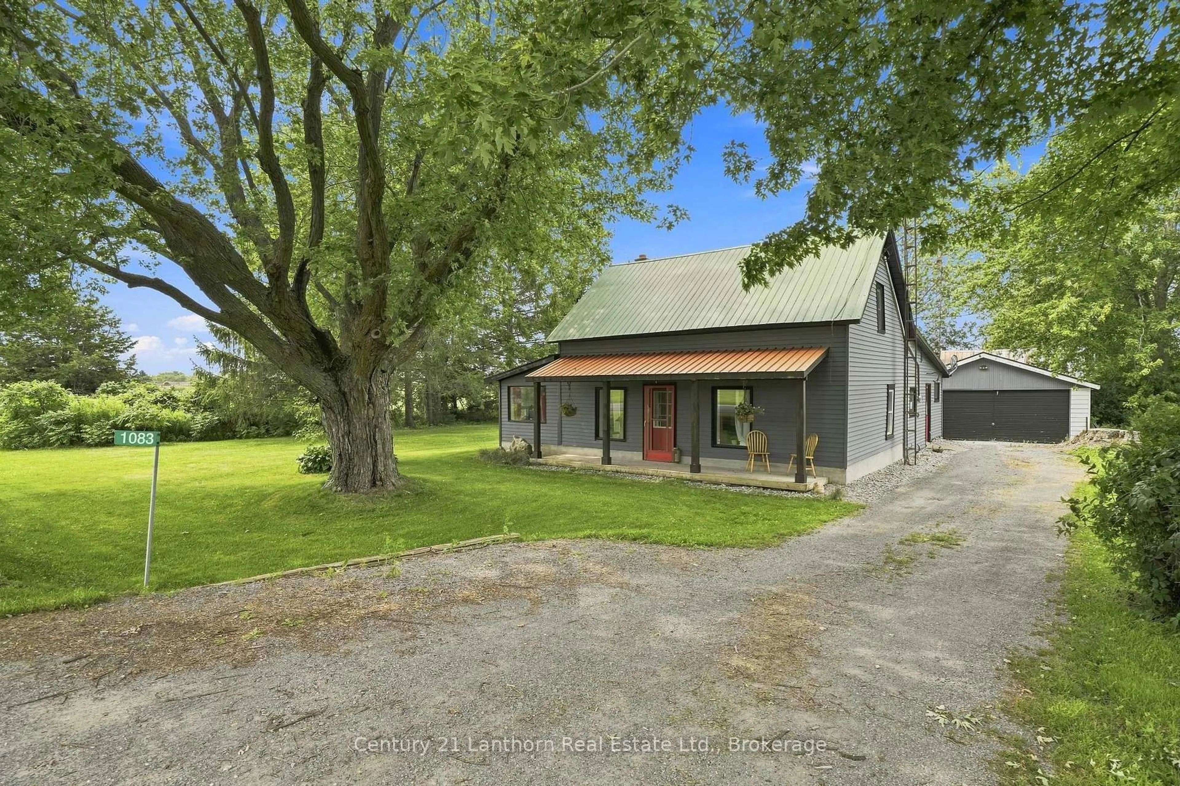 A pic from outside/outdoor area/front of a property/back of a property/a pic from drone, unknown for 1083 County Road 5, Prince Edward County Ontario K0K 2T0