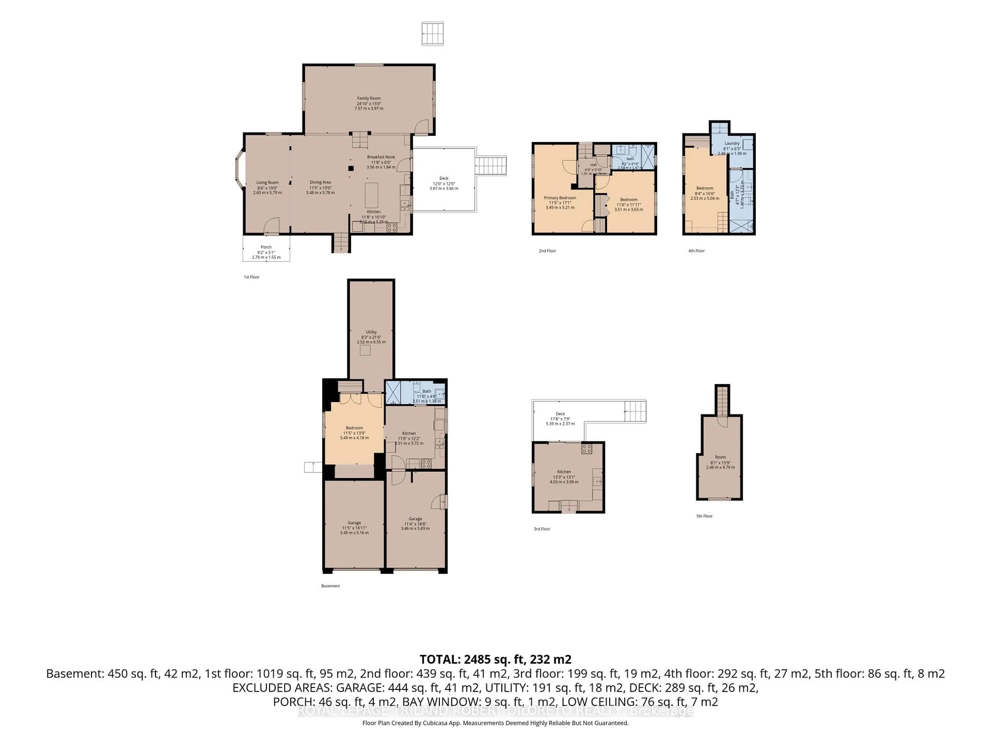 Floor plan for 7 Elmhurst St, Middlesex Centre Ontario N0L 1R0