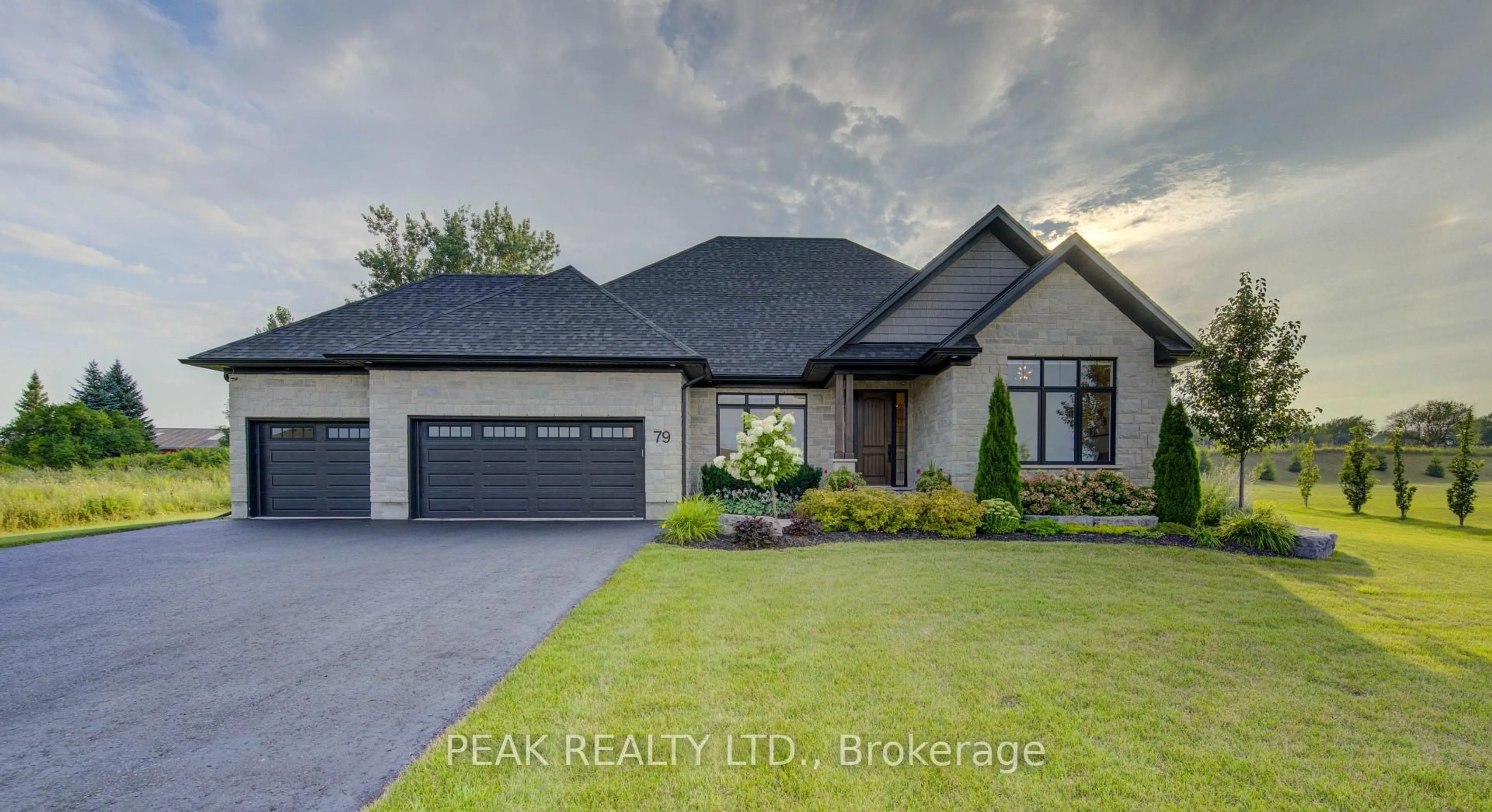 Home with brick exterior material, street for 79 Sunset Hills Cres, Woolwich Ontario N0B 2B0