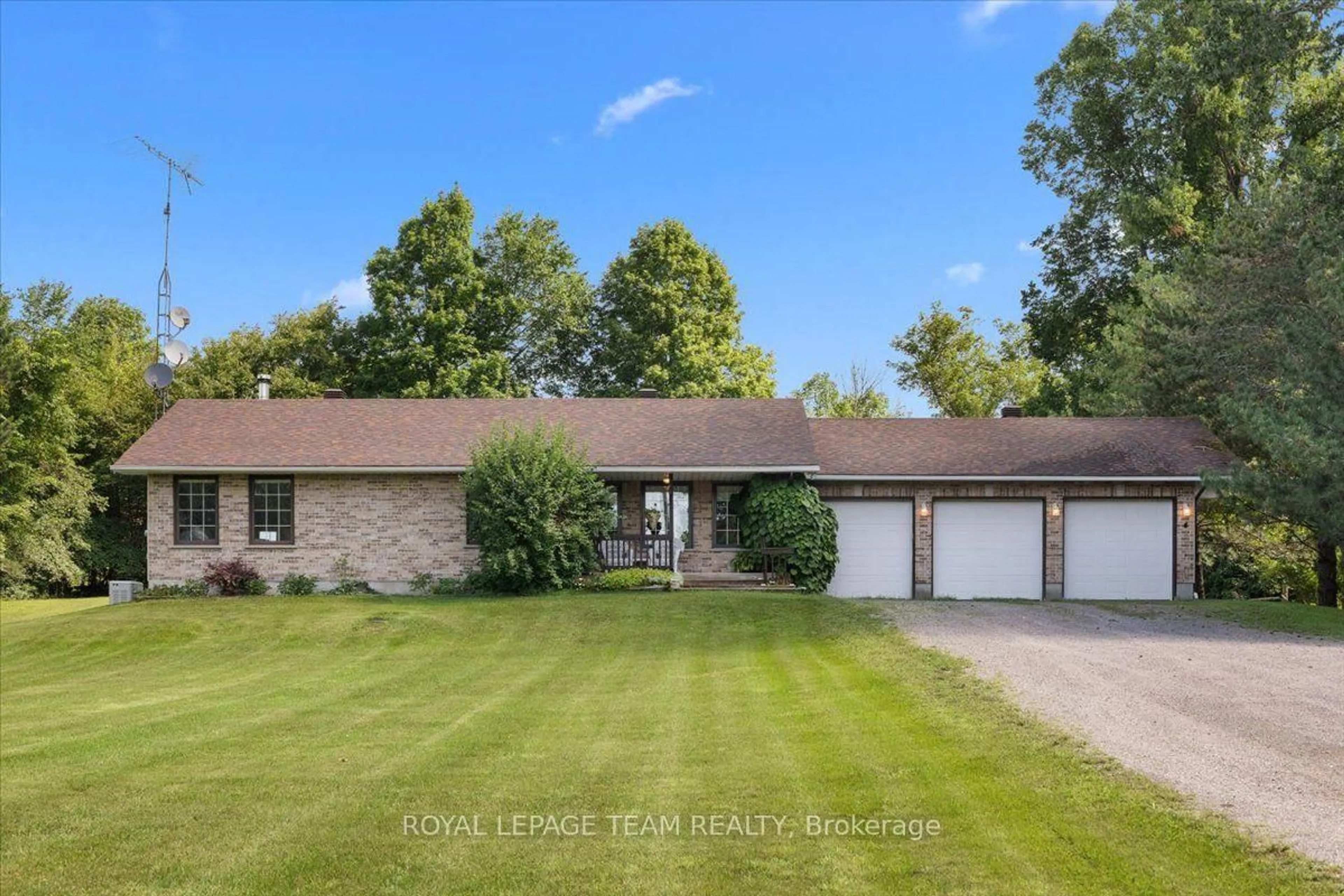 A pic from outside/outdoor area/front of a property/back of a property/a pic from drone, water/lake/river/ocean view for 2754 Tatlock Rd, Clayton Ontario K0A 1P0