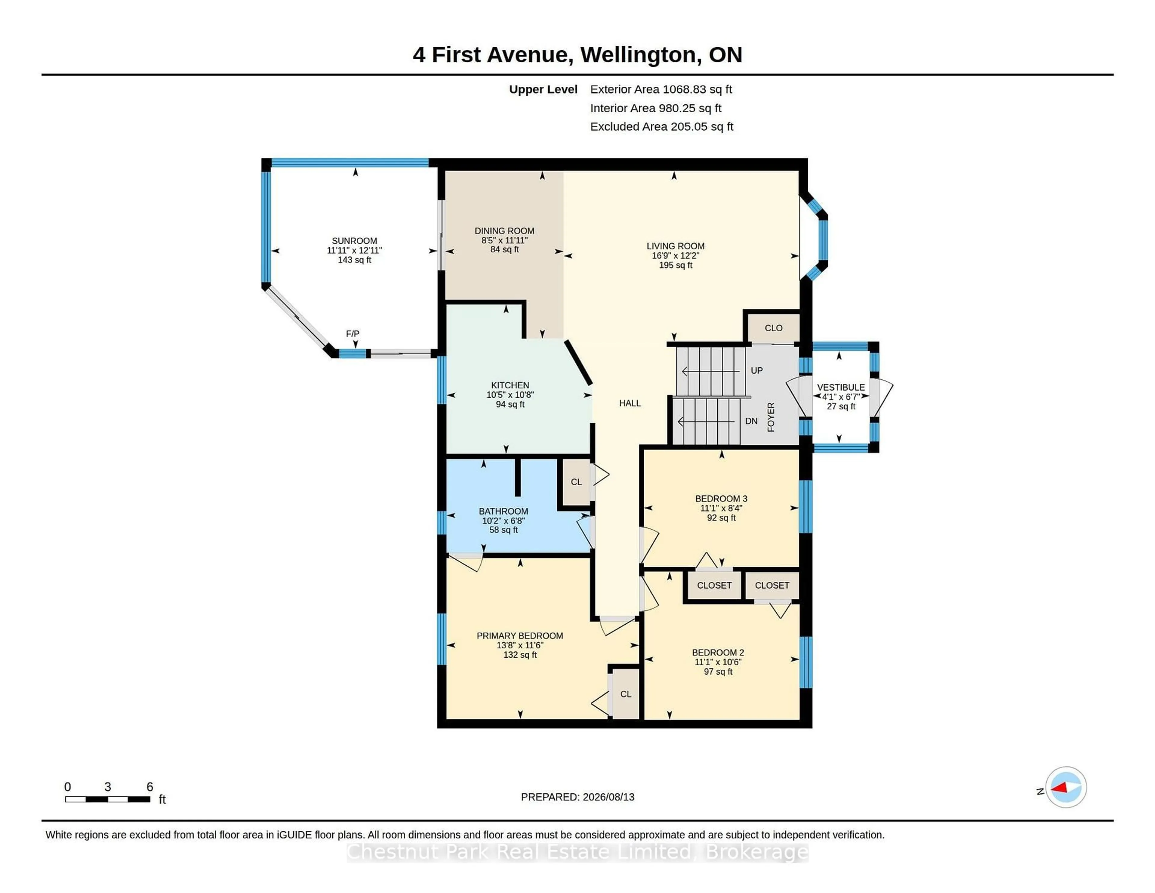 Floor plan for 4 First Ave, Prince Edward County Ontario K0K 3L0