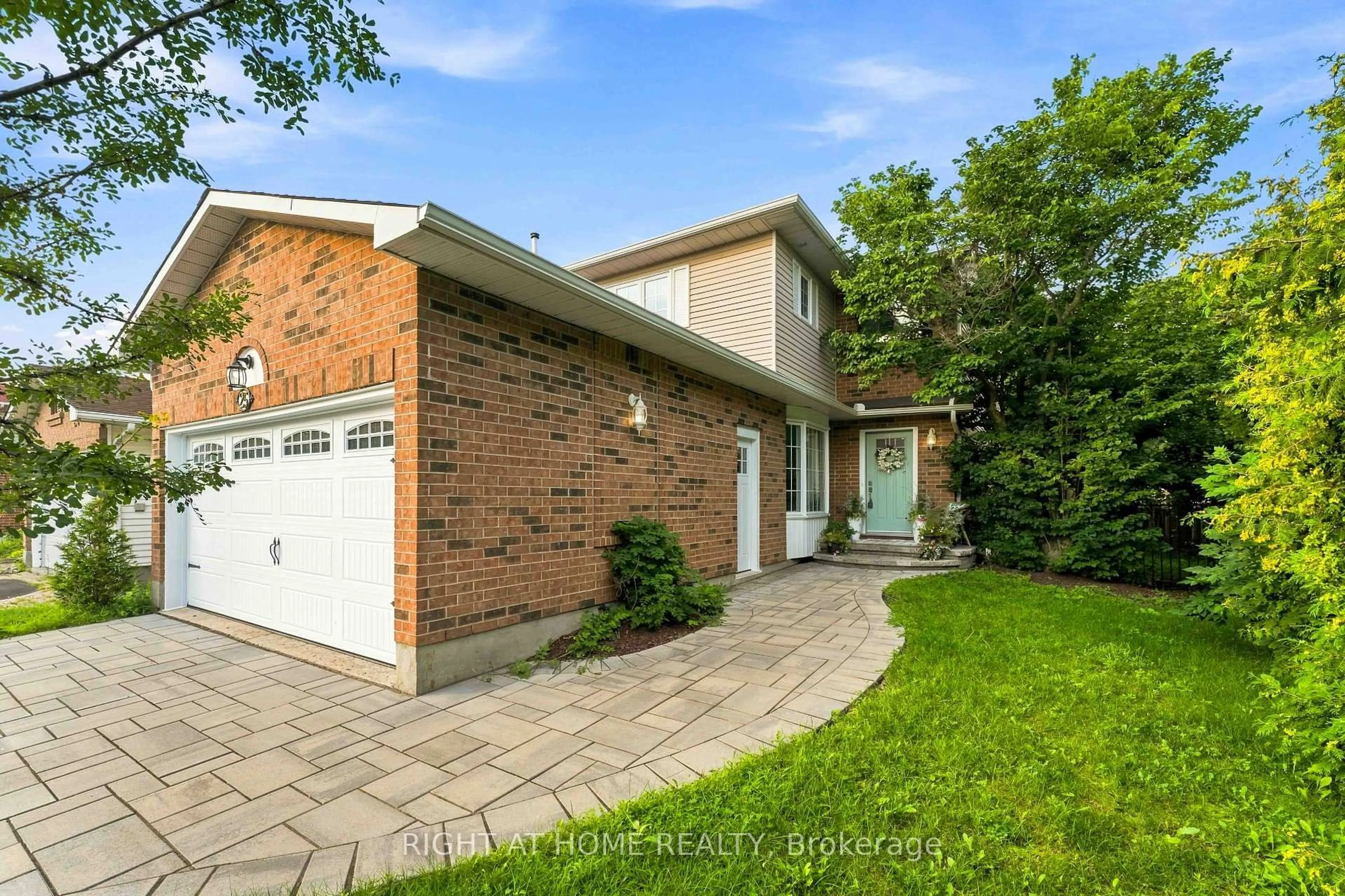 Home with brick exterior material, street for 25 Waterton Cres, Kanata Ontario K2M 1Y8