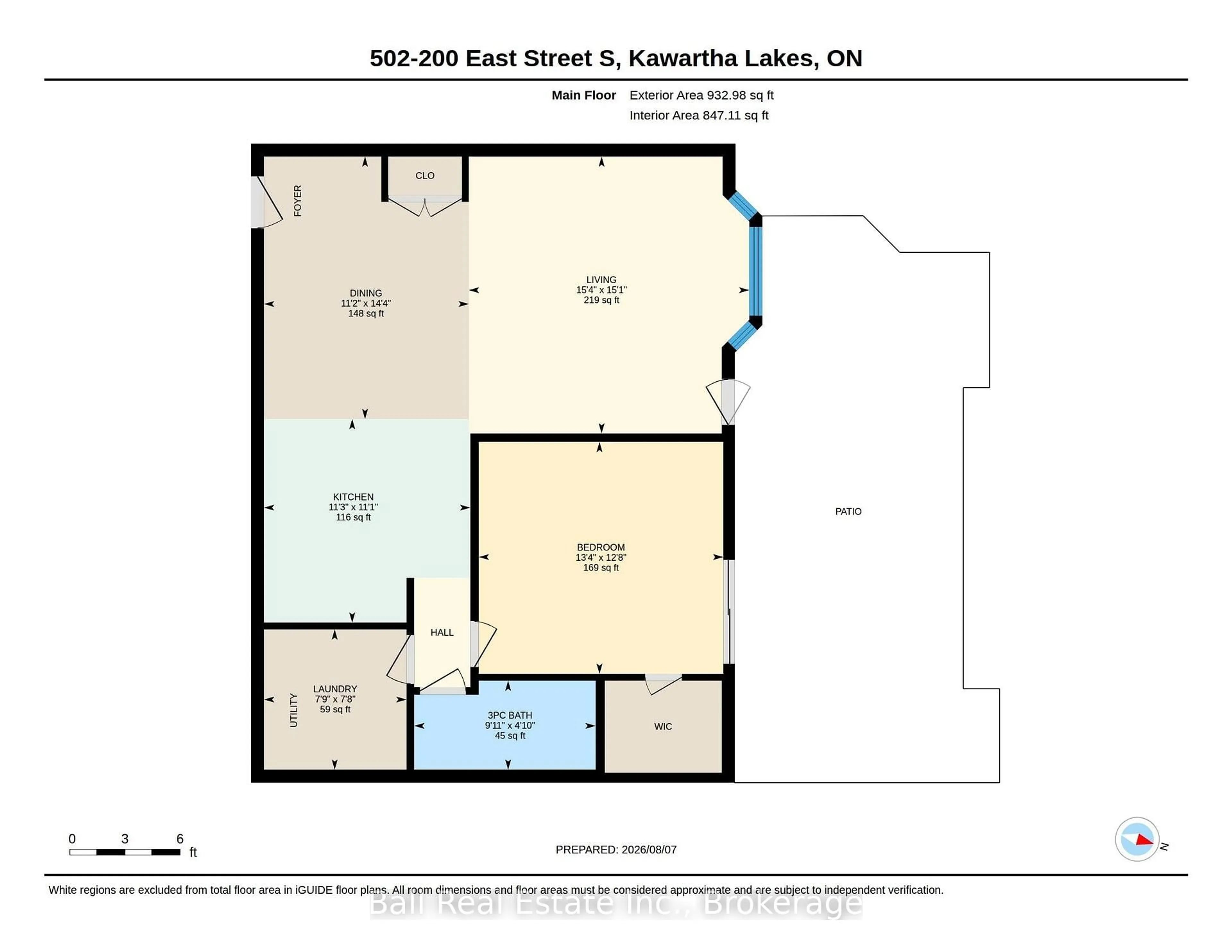 Floor plan for 200 East St #502, Kawartha Lakes Ontario K0M 1A0