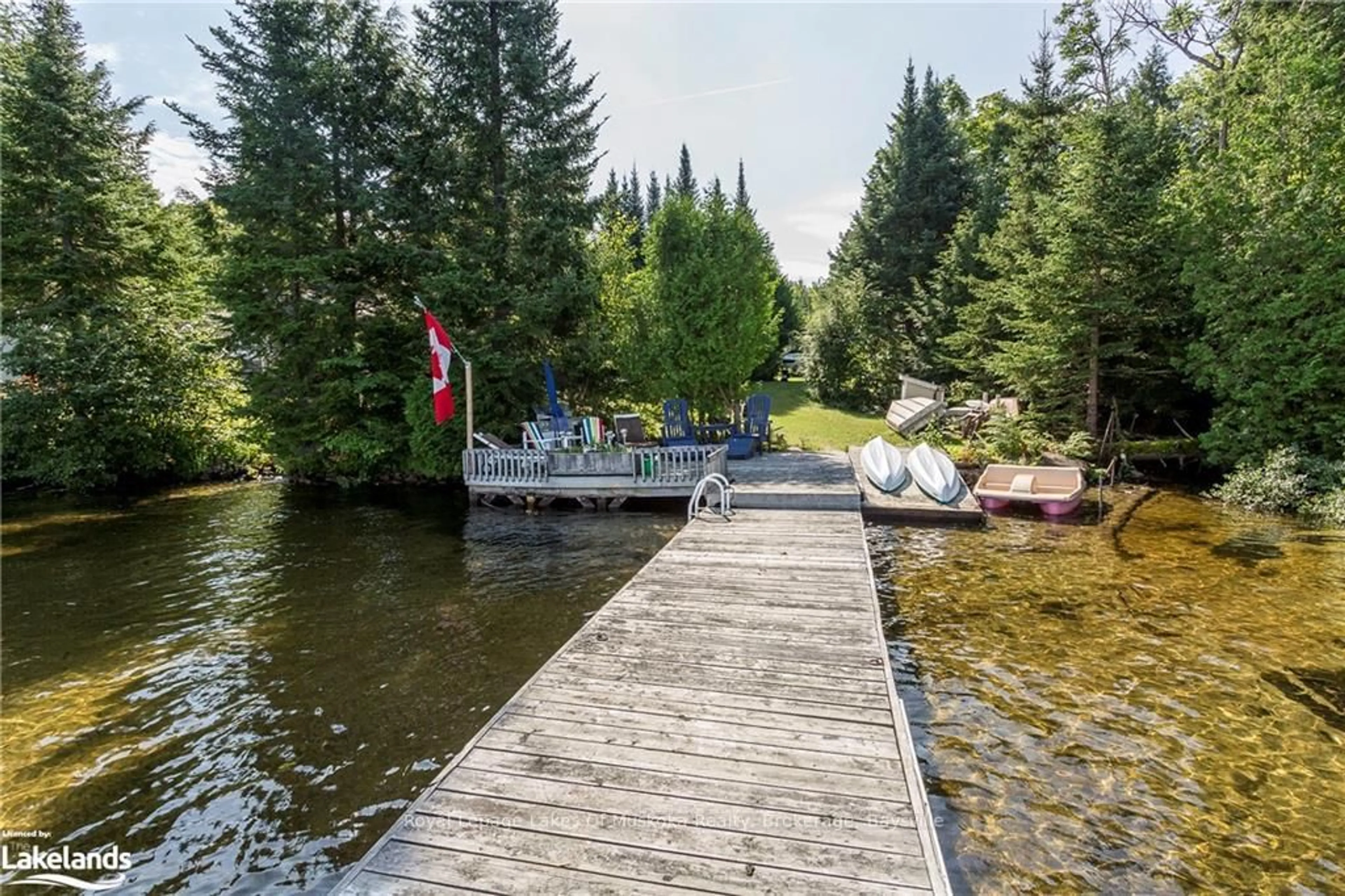 Patio, water/lake/river/ocean view for 1378 OLD HIGHWAY 117 Rd, Lake of Bays Ontario P0B 1A0