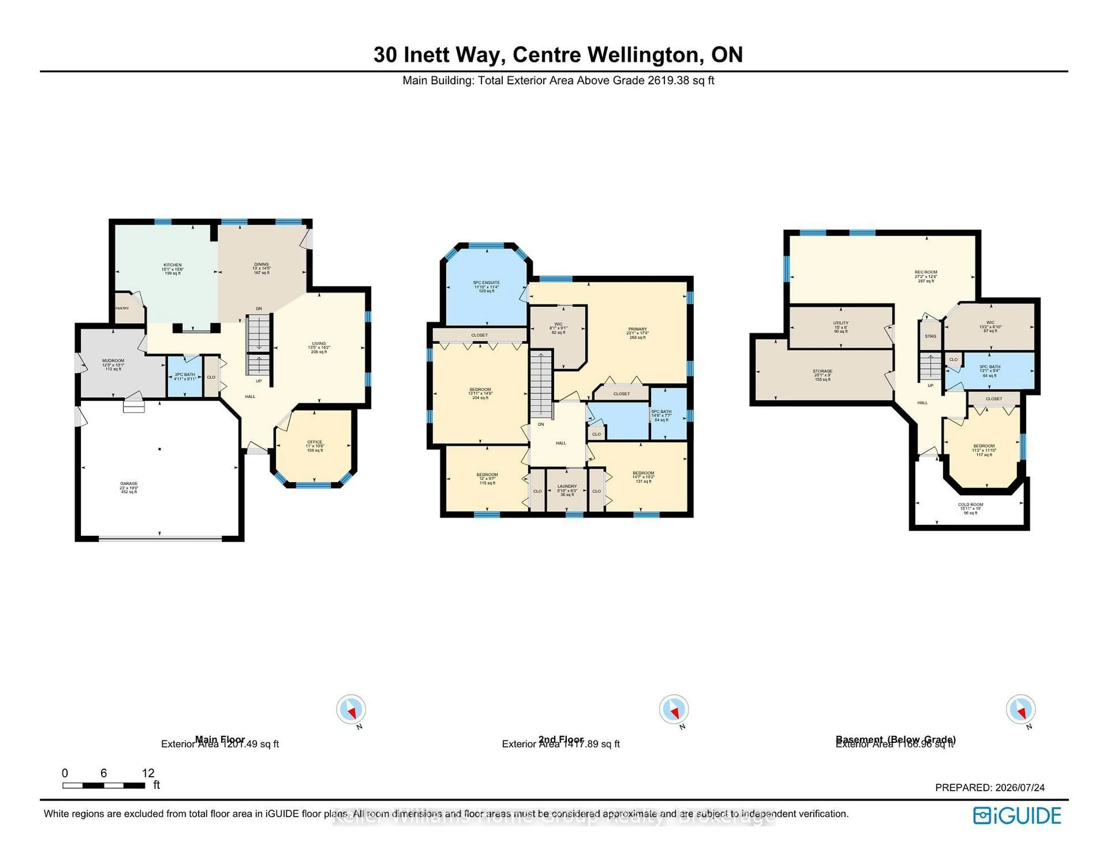 Floor plan for 30 Inett Way, Centre Wellington Ontario N1M 0A6