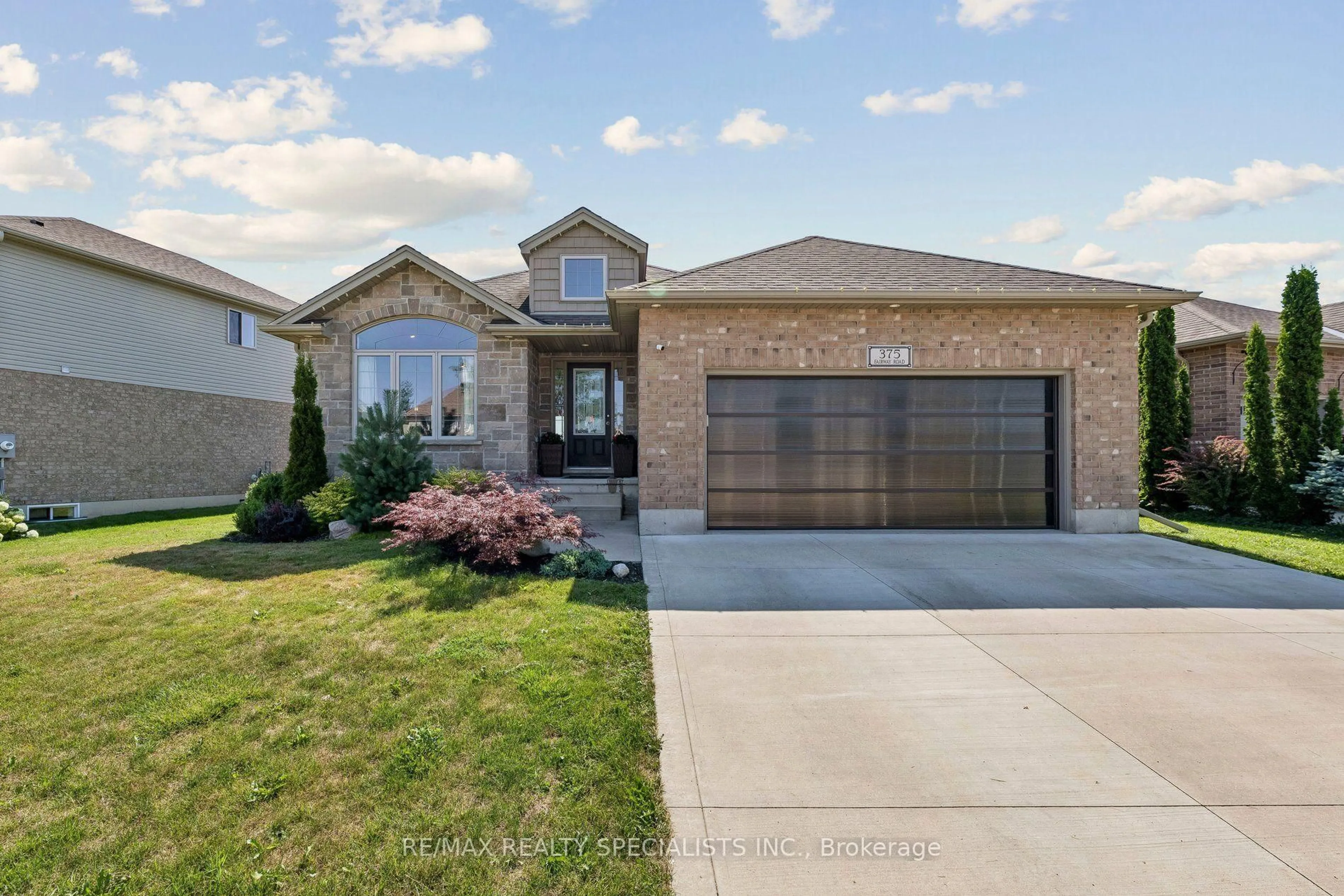 Home with brick exterior material, street for 375 Fairway Rd, Woodstock Ontario N4T 0E1