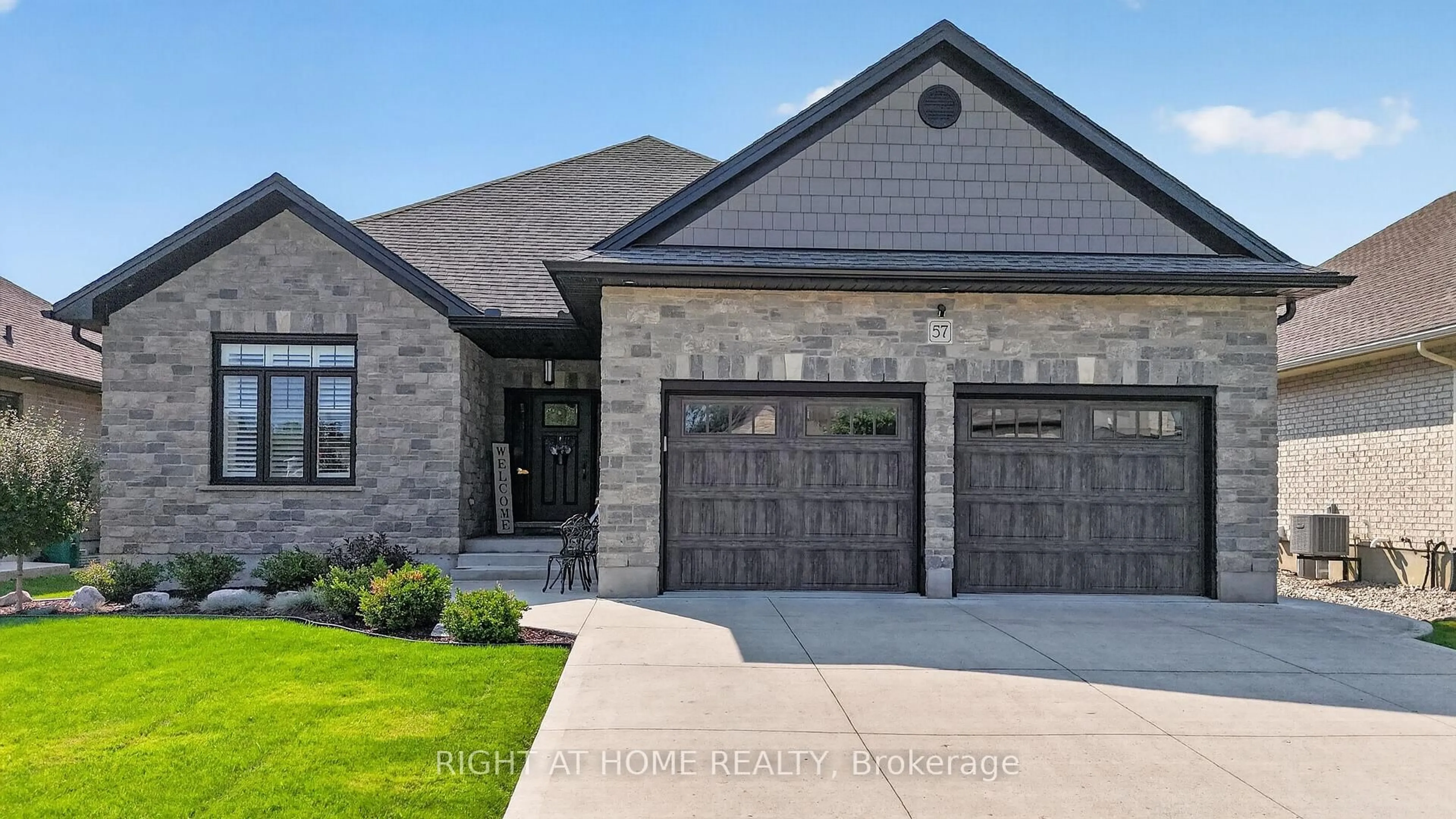 Home with brick exterior material, street for 57 Talbot Grove Lane, Southwold Ontario N5P 3T2