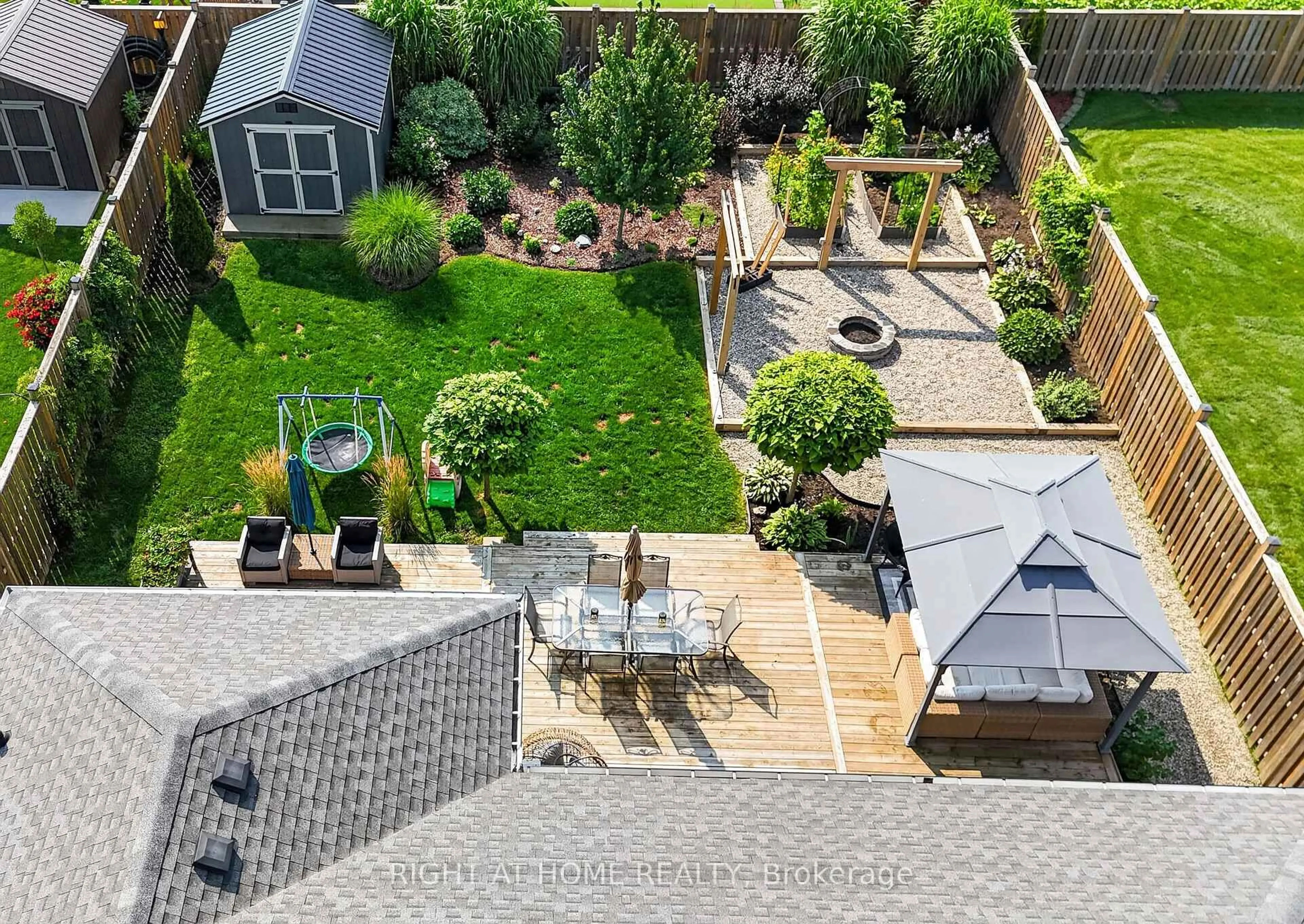 A pic from outside/outdoor area/front of a property/back of a property/a pic from drone, street for 57 Talbot Grove Lane, Southwold Ontario N5P 3T2