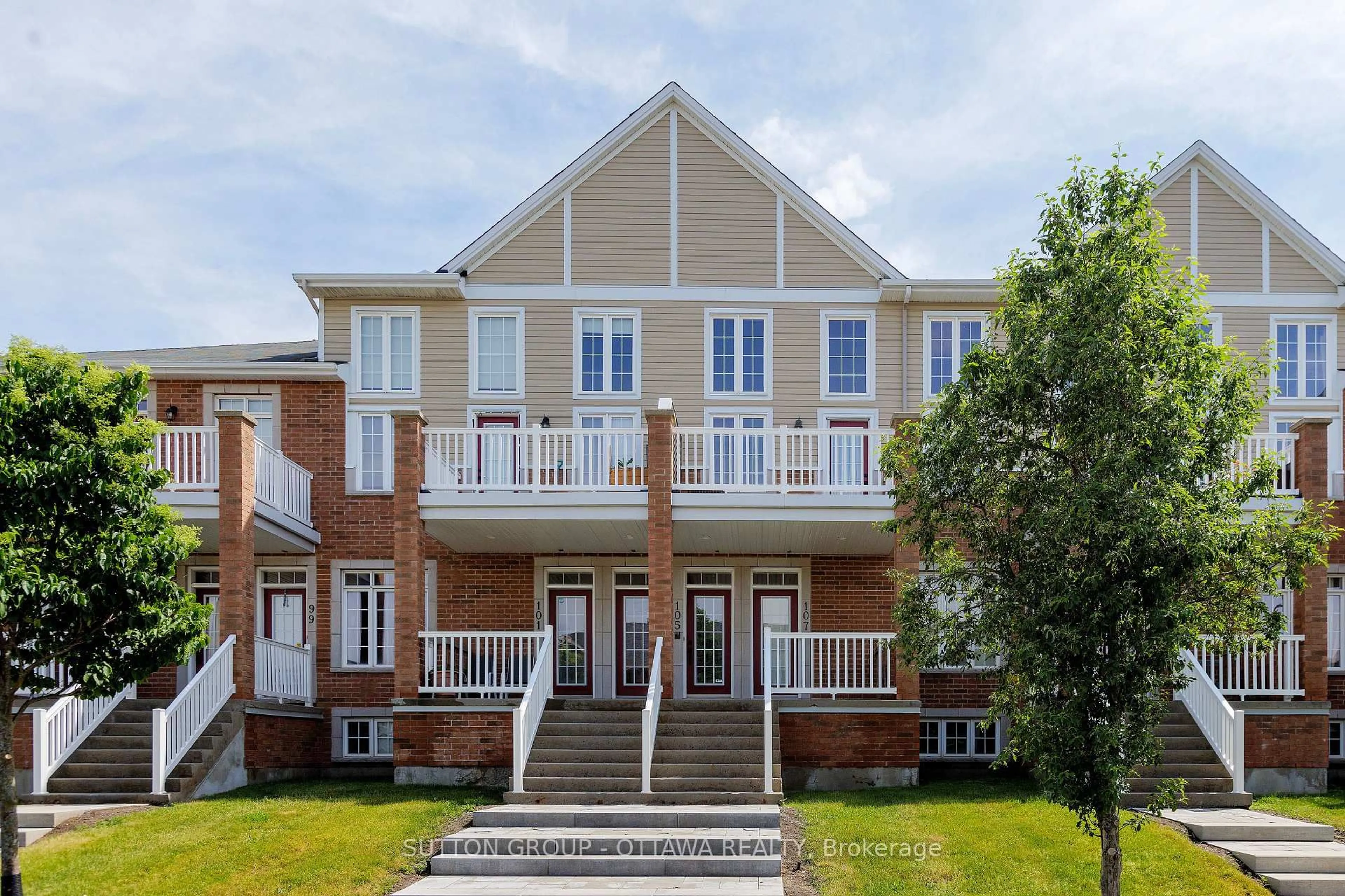 Home with brick exterior material, building for 105 Eye Bright Cres #25, Ottawa Ontario K1V 2K6