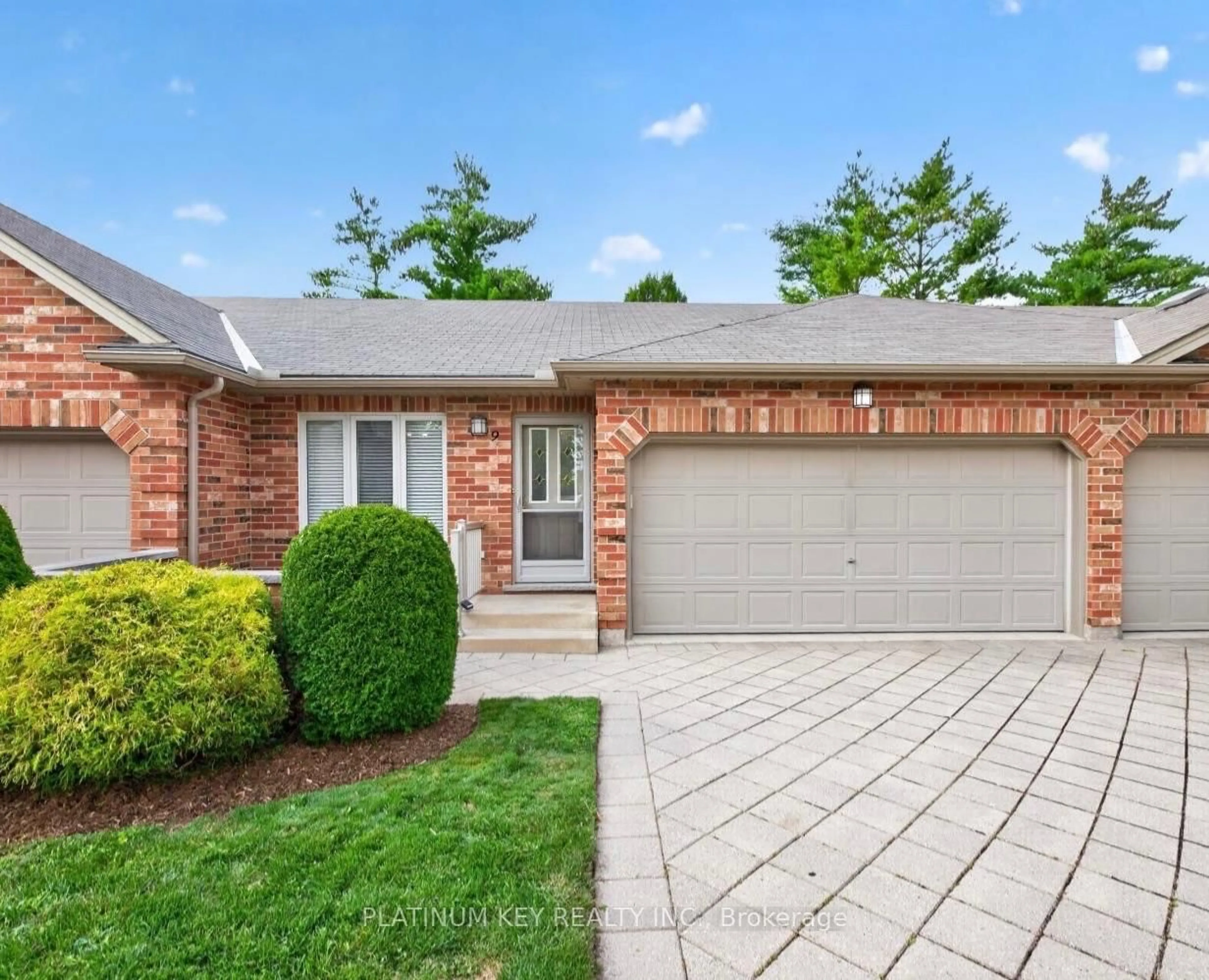 Home with brick exterior material, street for 43 Capulet Walk #9, London North Ontario N6H 5V4