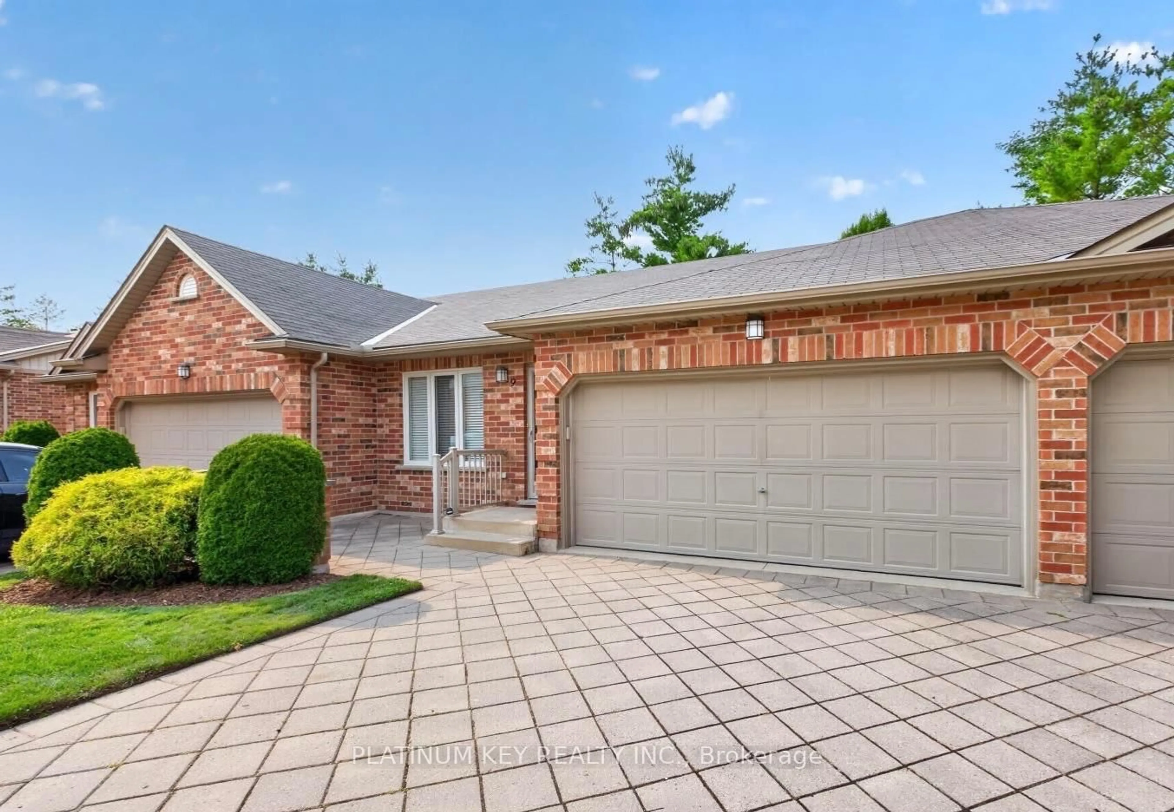 Home with brick exterior material, street for 43 Capulet Walk #9, London North Ontario N6H 5V4