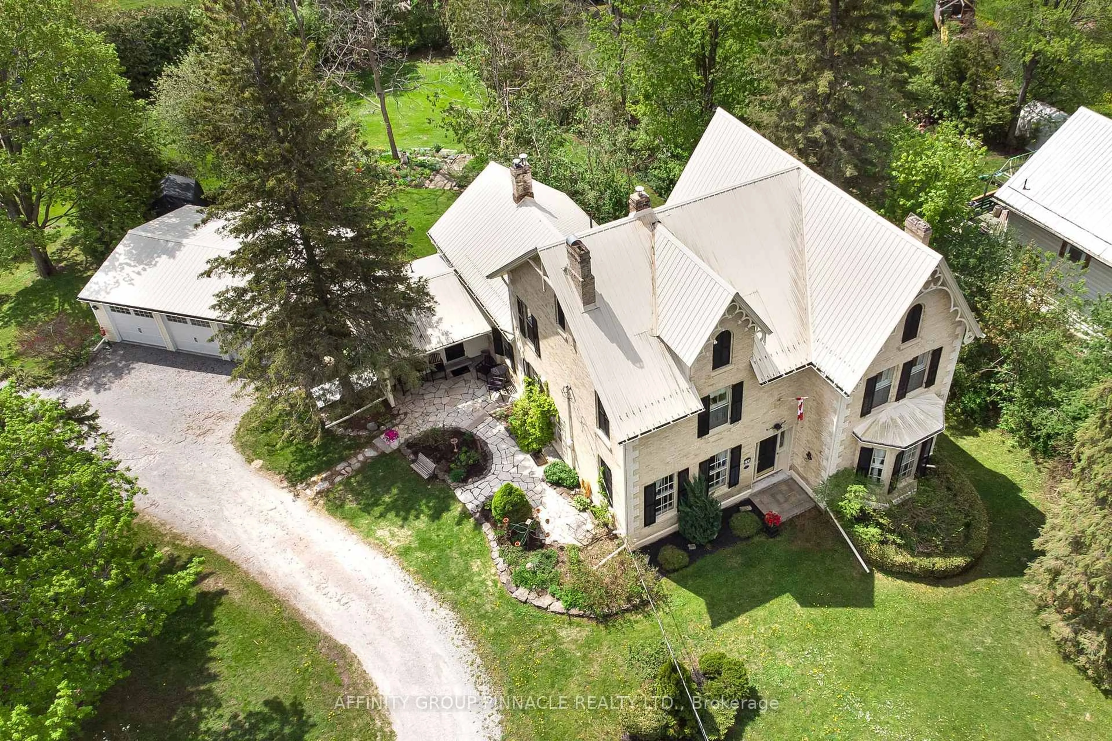 A pic from outside/outdoor area/front of a property/back of a property/a pic from drone, street for 145 King St, Kawartha Lakes Ontario K0M 2T0