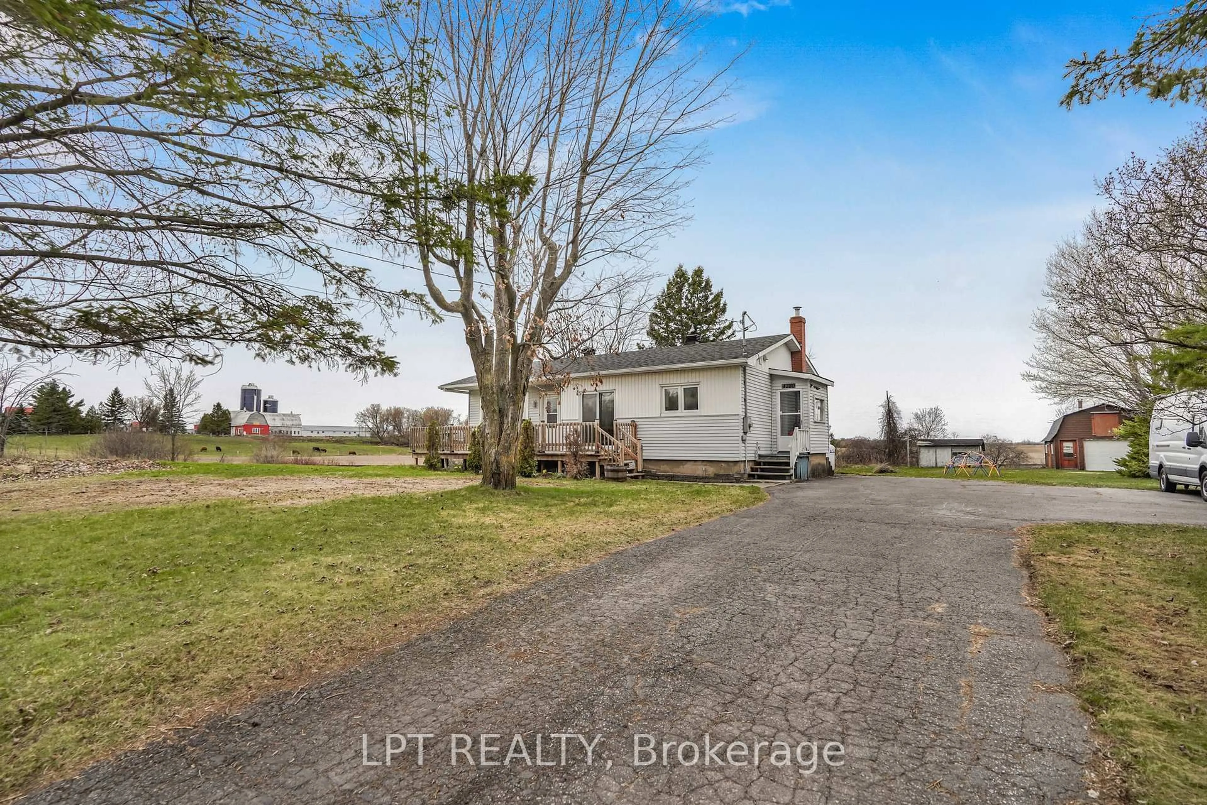 A pic from outside/outdoor area/front of a property/back of a property/a pic from drone, street for 4280 Highway 34 Highway, Champlain Ontario K0B 1R0