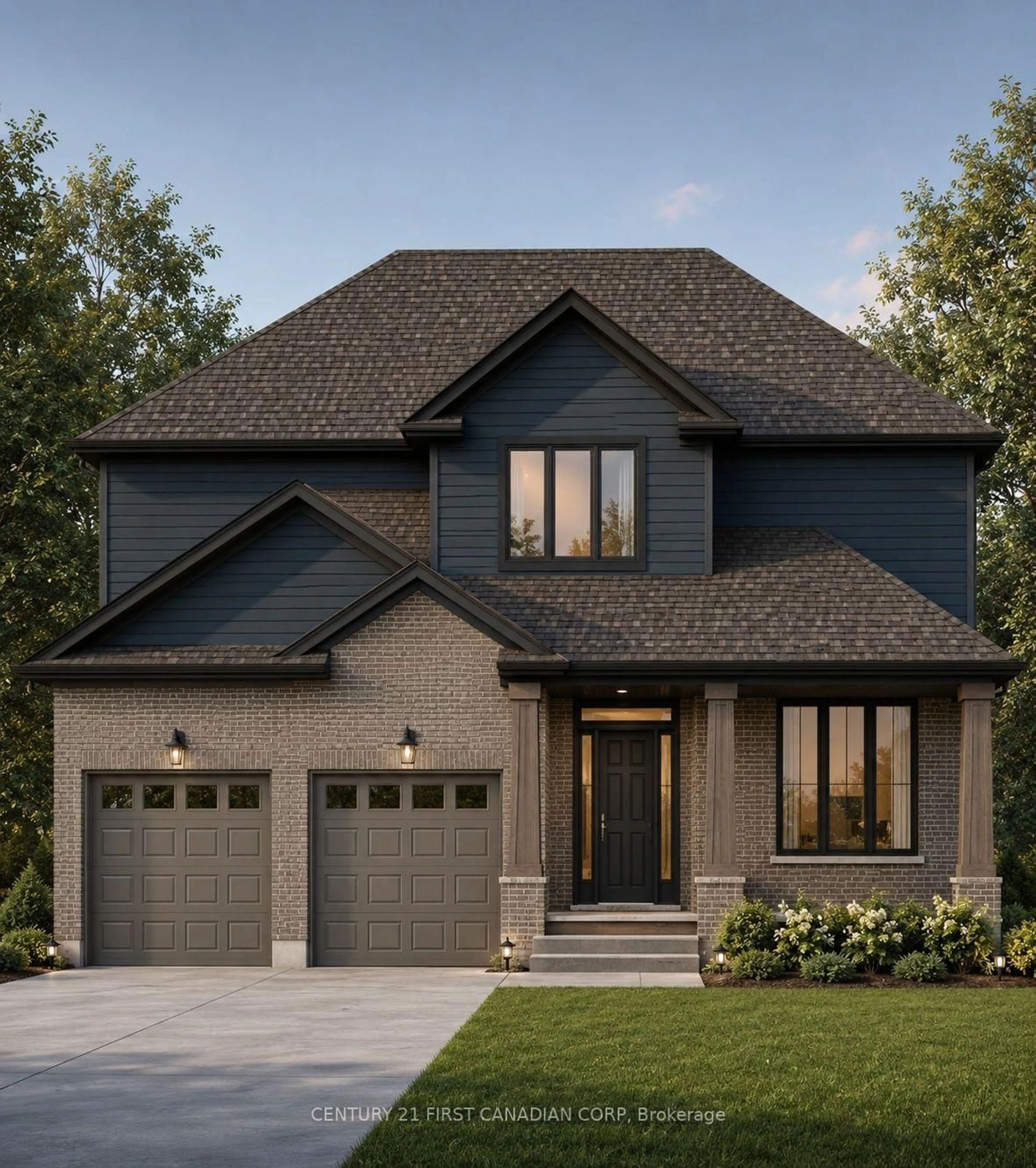 Home with brick exterior material, street for 158 Watts Dr #(Lot 48), Lucan Biddulph Ontario N0M 2J0