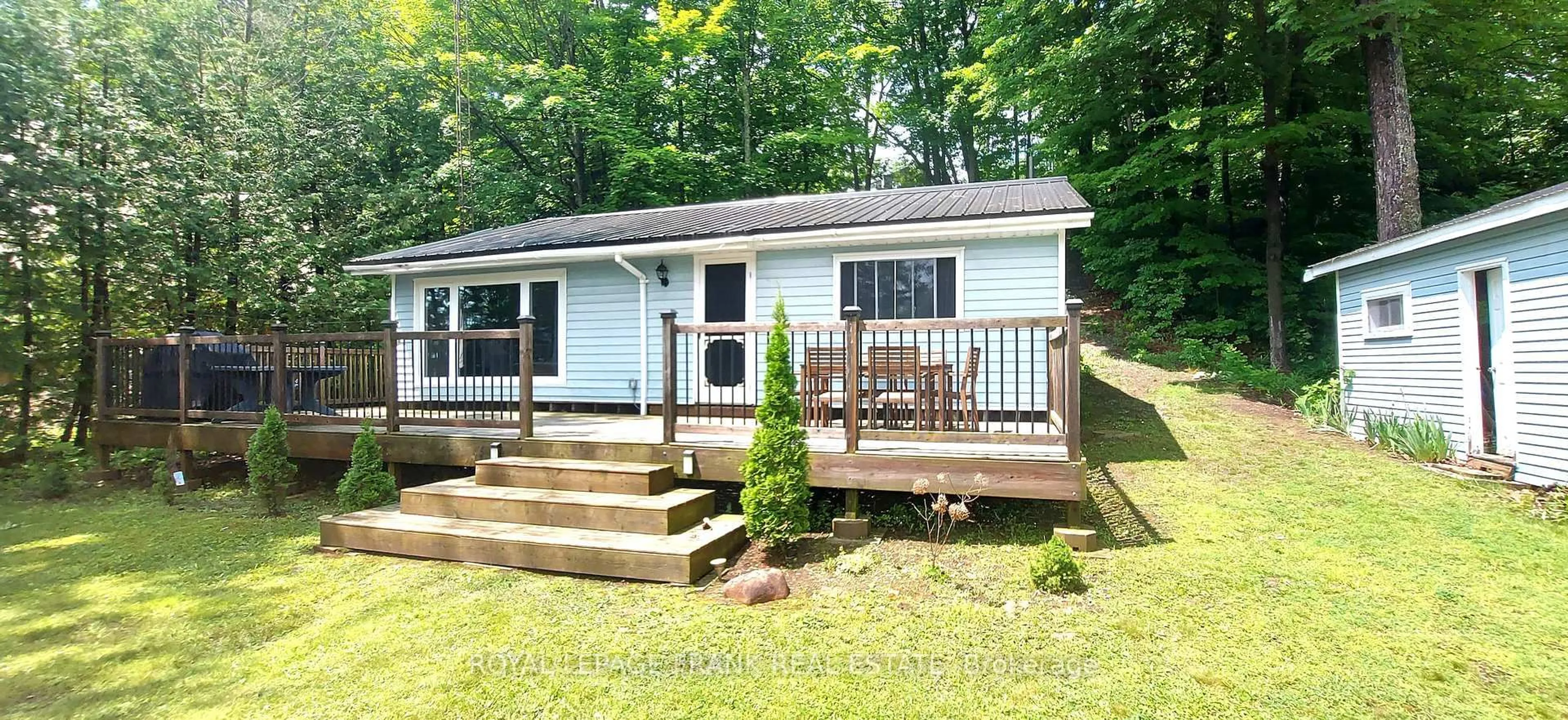 Home with vinyl exterior material, water/lake/river/ocean view for 744D Marble Point Rd, Limoges Ontario K0K 2M0