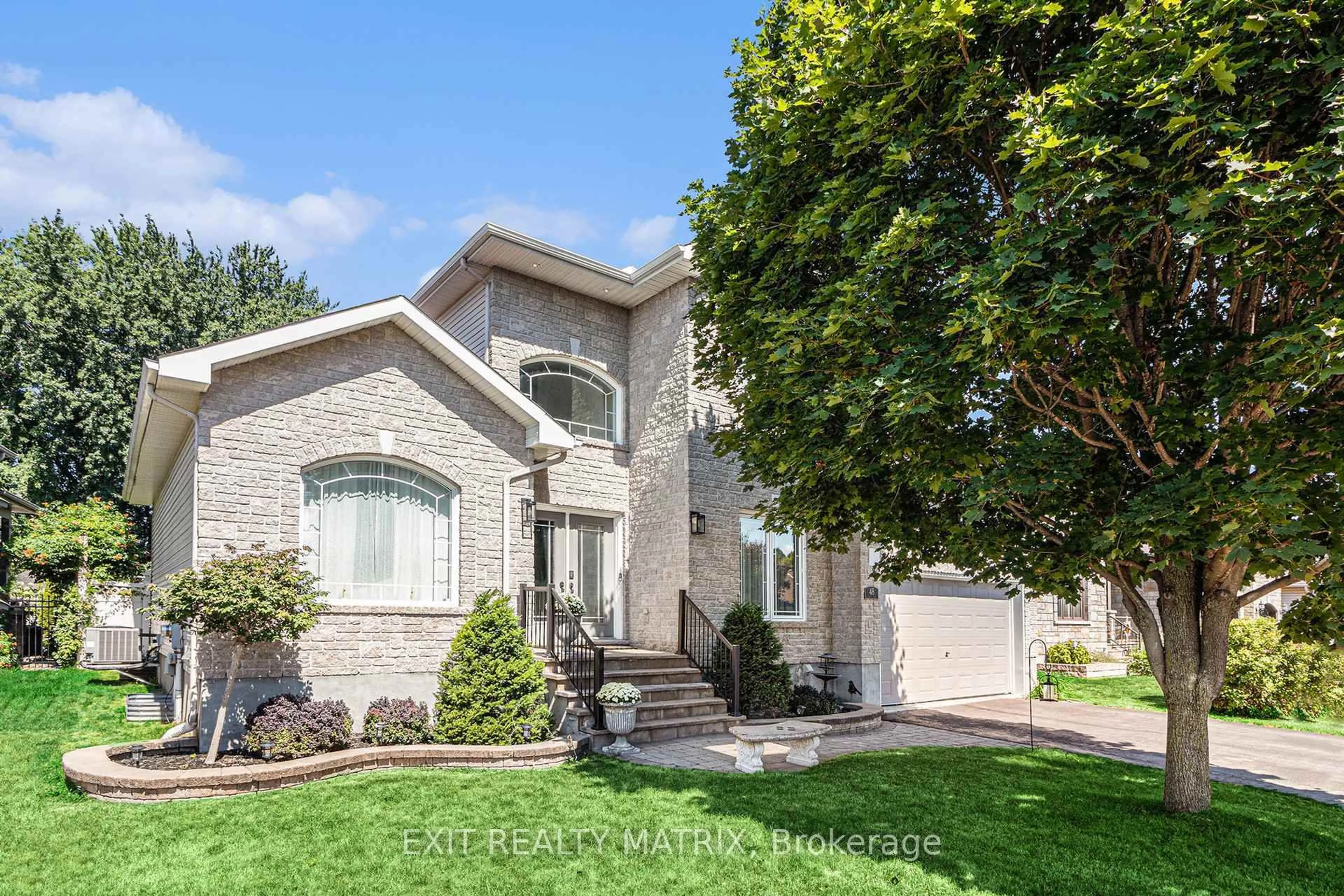 Home with brick exterior material, street for 48 De La Rive Dr, Russell Ontario K0A 1W0