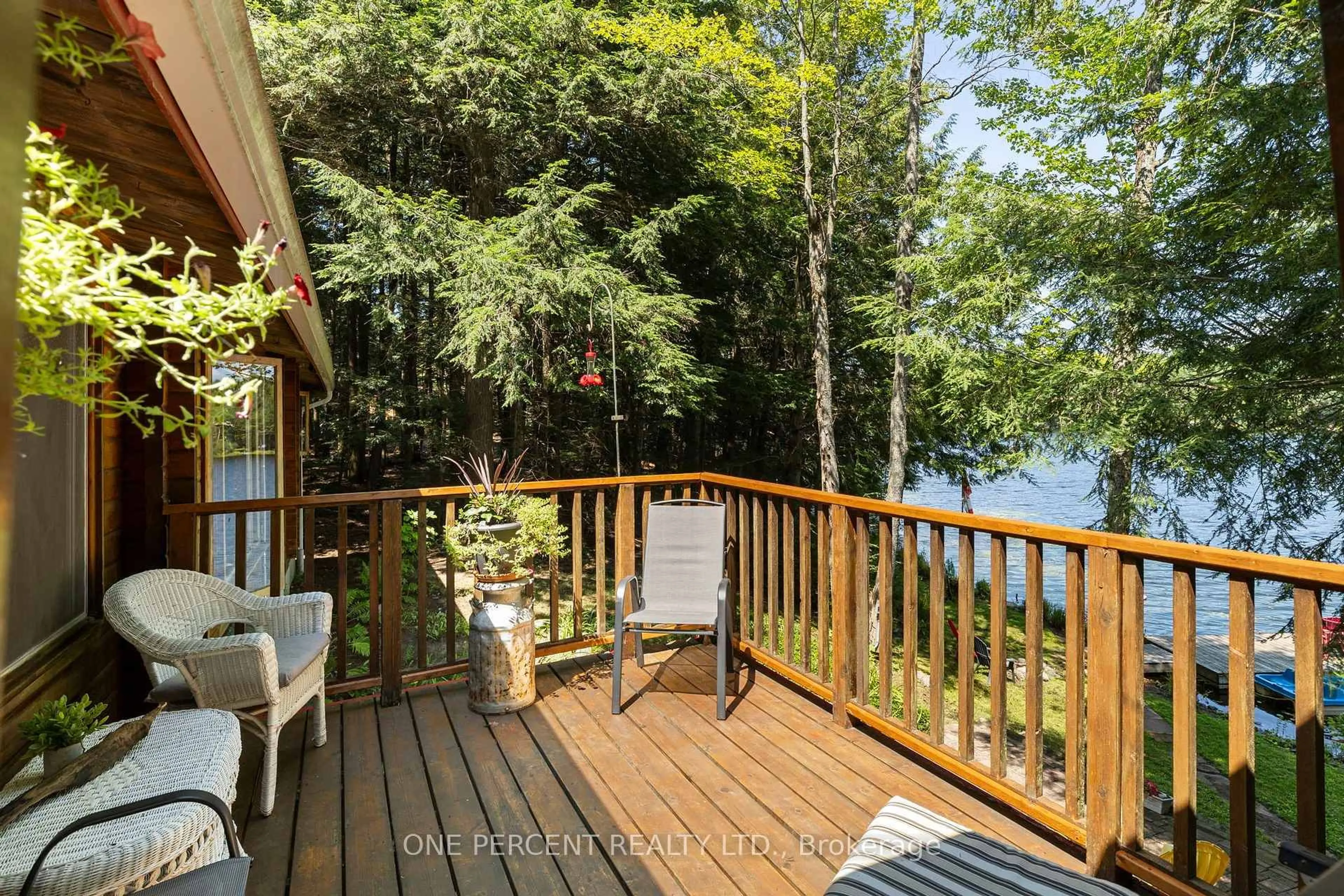 Patio, water/lake/river/ocean view for 1143 Butterfly Rd, Muskoka Lakes Ontario P0B 1J0
