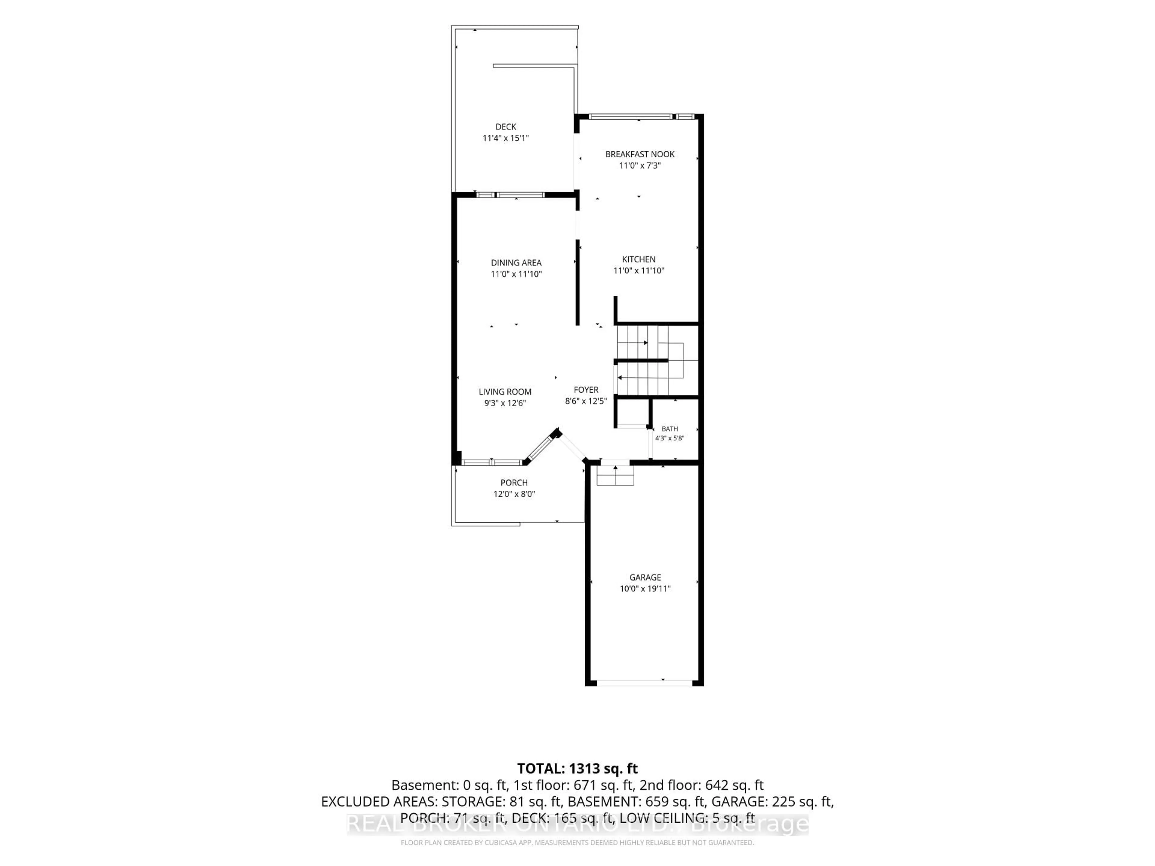 Floor plan for 19 Boulder Cres, Guelph Ontario N1G 5A3