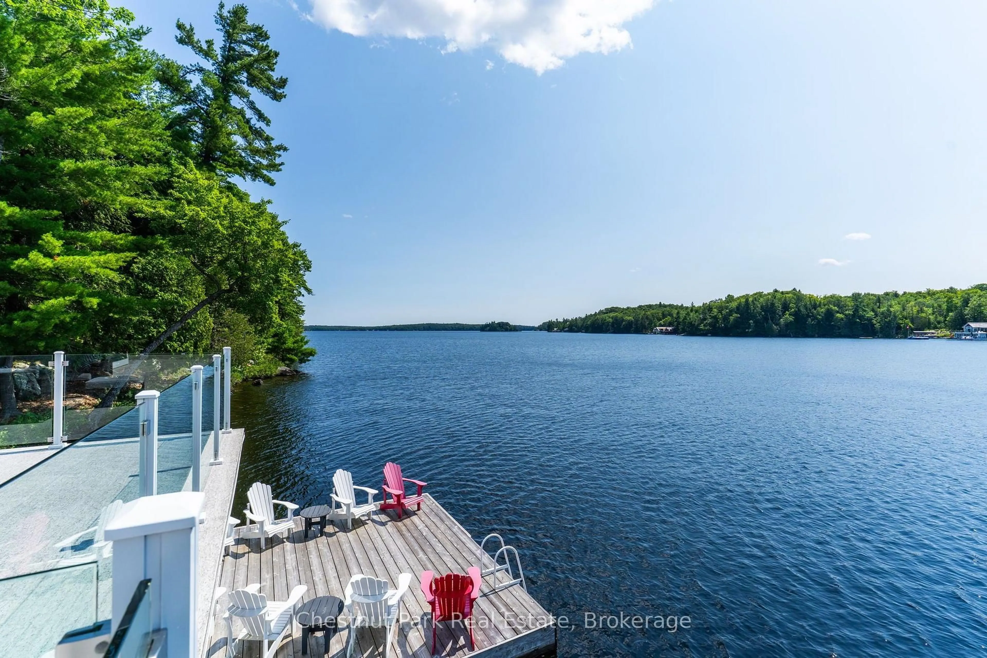 Patio, water/lake/river/ocean view for 1152 Trillium Rd, Muskoka Lakes Ontario P0B 1J0
