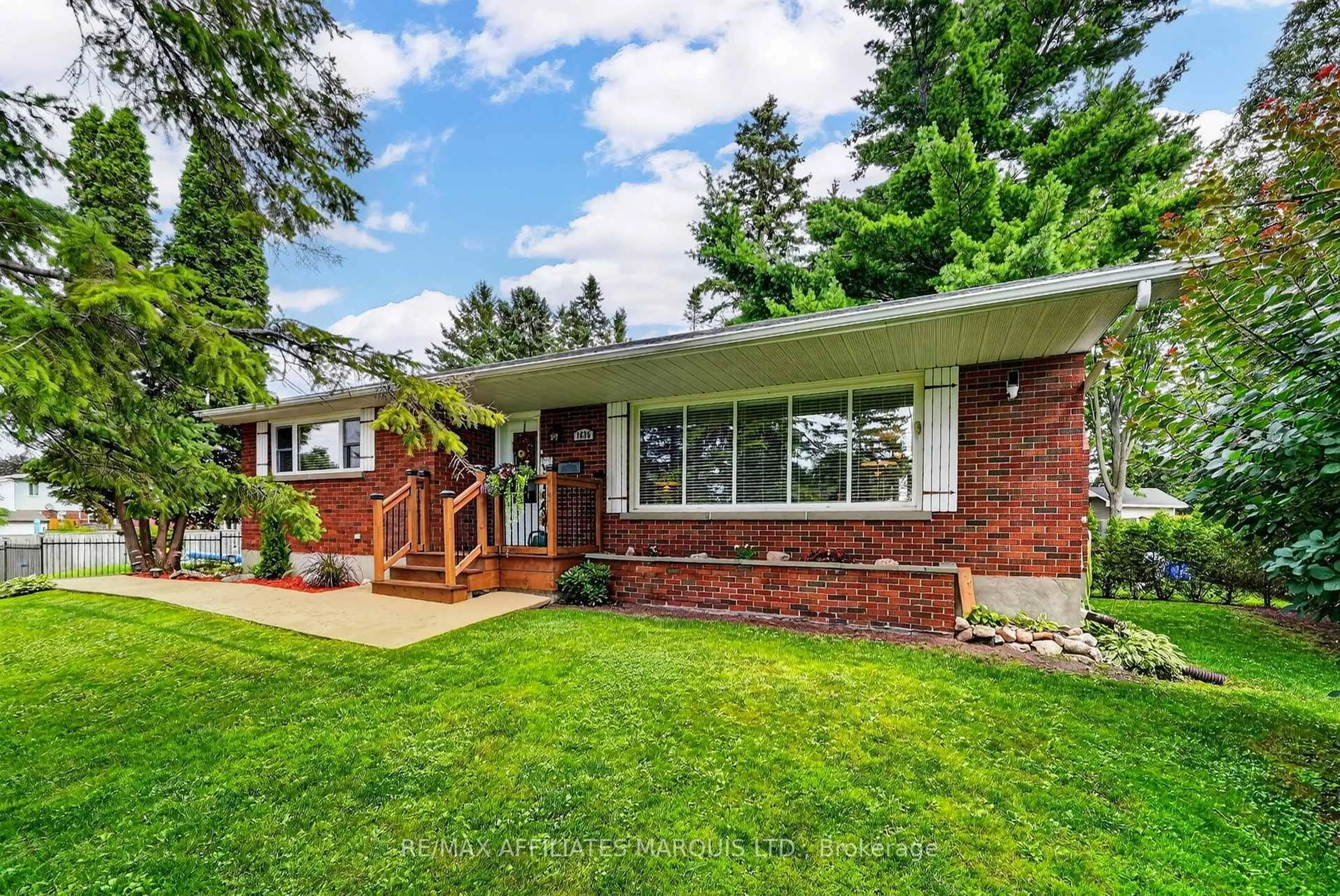 Home with brick exterior material, street for 1635 Brookdale Ave, Cornwall Ontario K6J 4R2