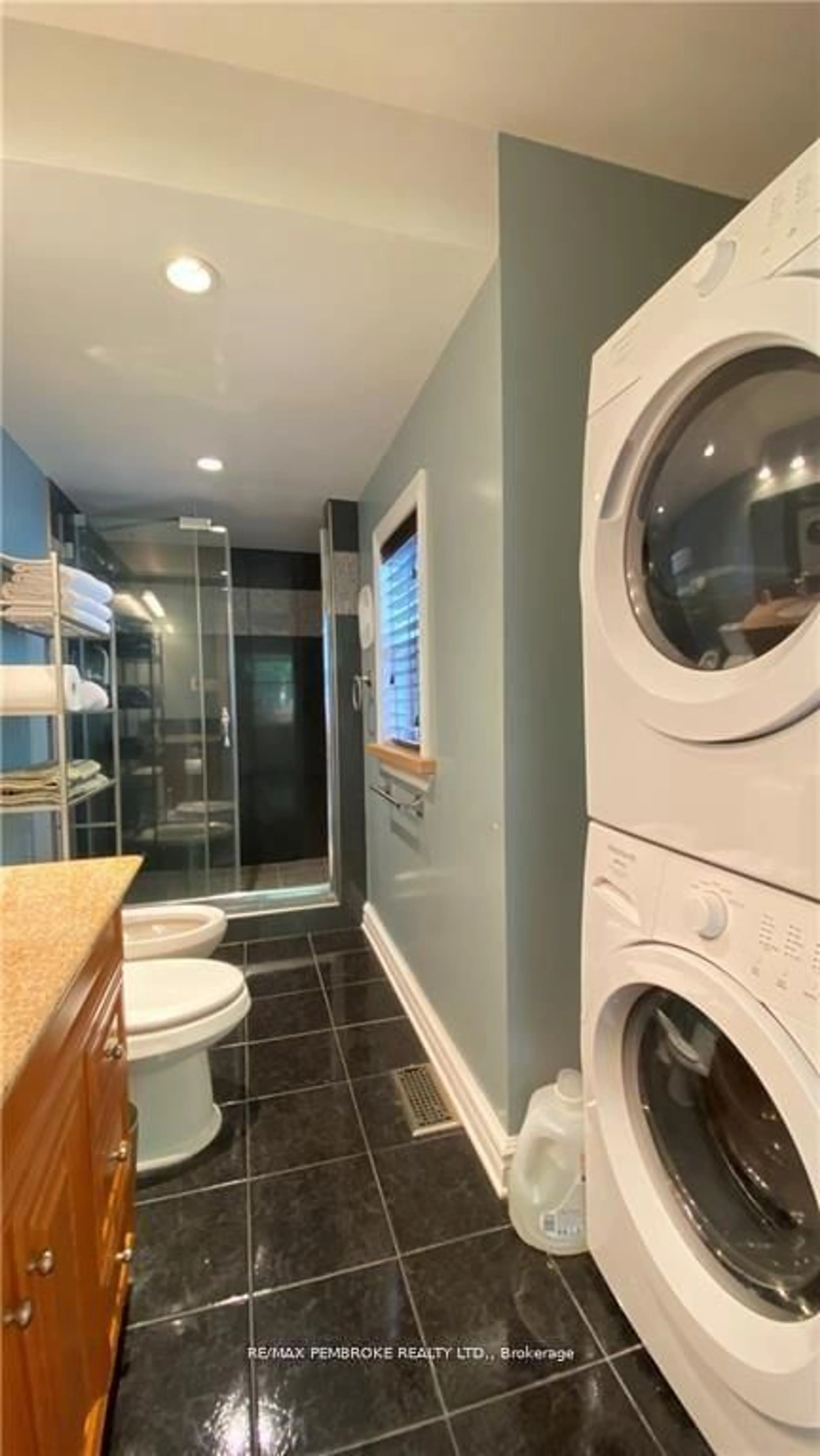Contemporary bathroom, ceramic/tile floor for 16 Wolfe Ave, Deep River Ontario K0J 1P0