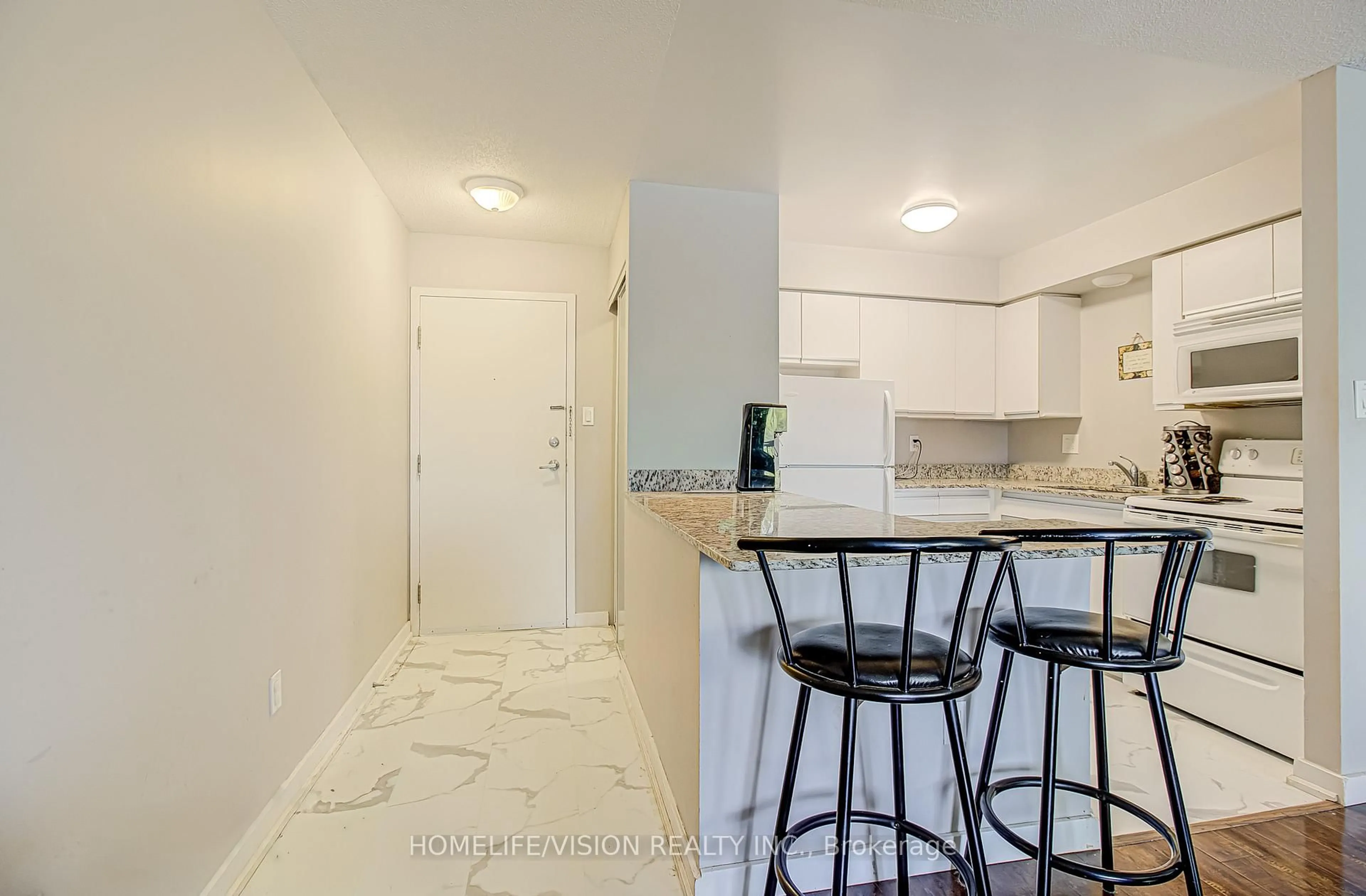 Standard kitchen, ceramic/tile floor for 271 Eiwo Crt #310, Waterloo Ontario N2K 2M8