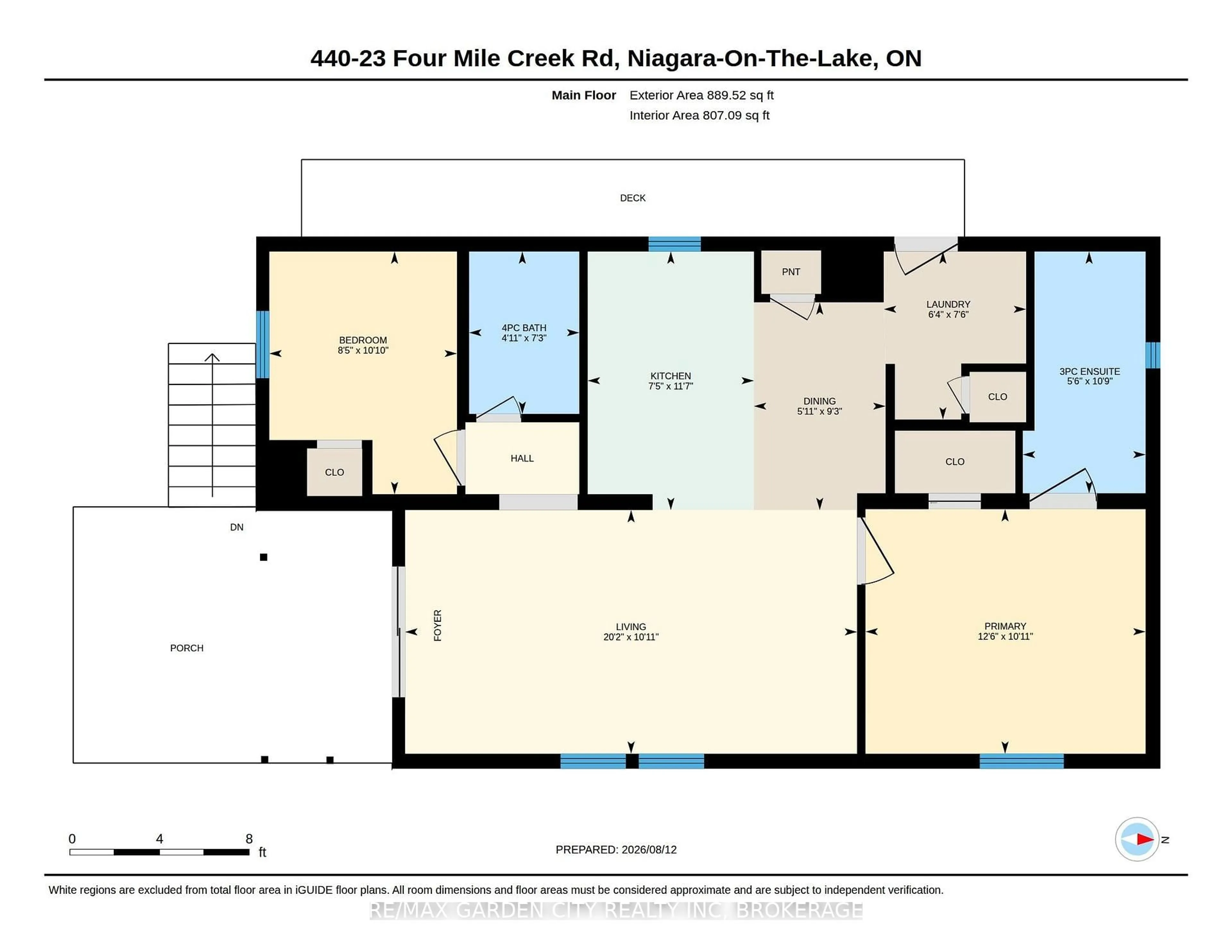 Floor plan for 23 Four Mile Creek Rd #440, Niagara-on-the-Lake Ontario L0S 1J1