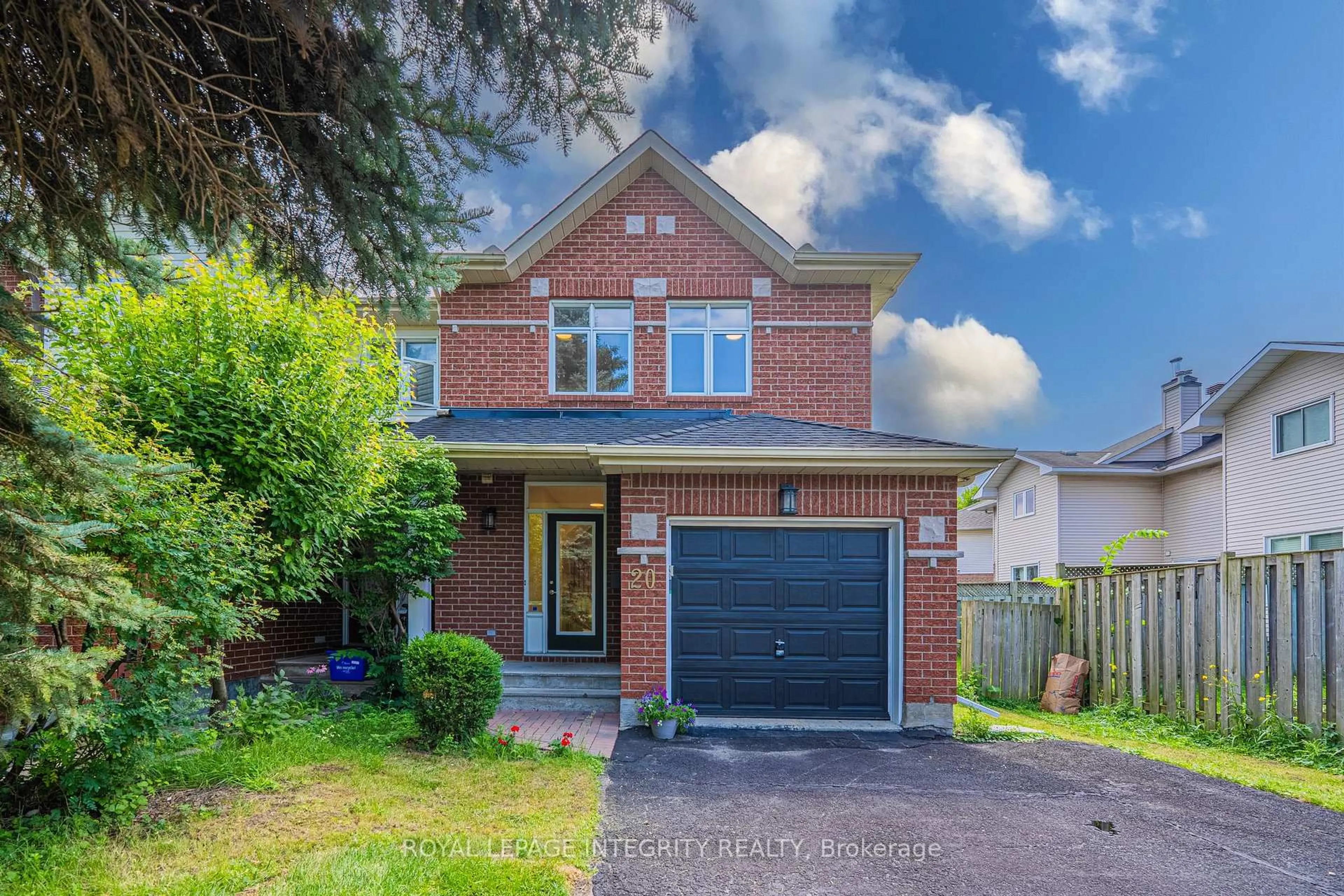 Home with brick exterior material, street for 20 Redding Way, Ottawa Ontario K2G 6C2
