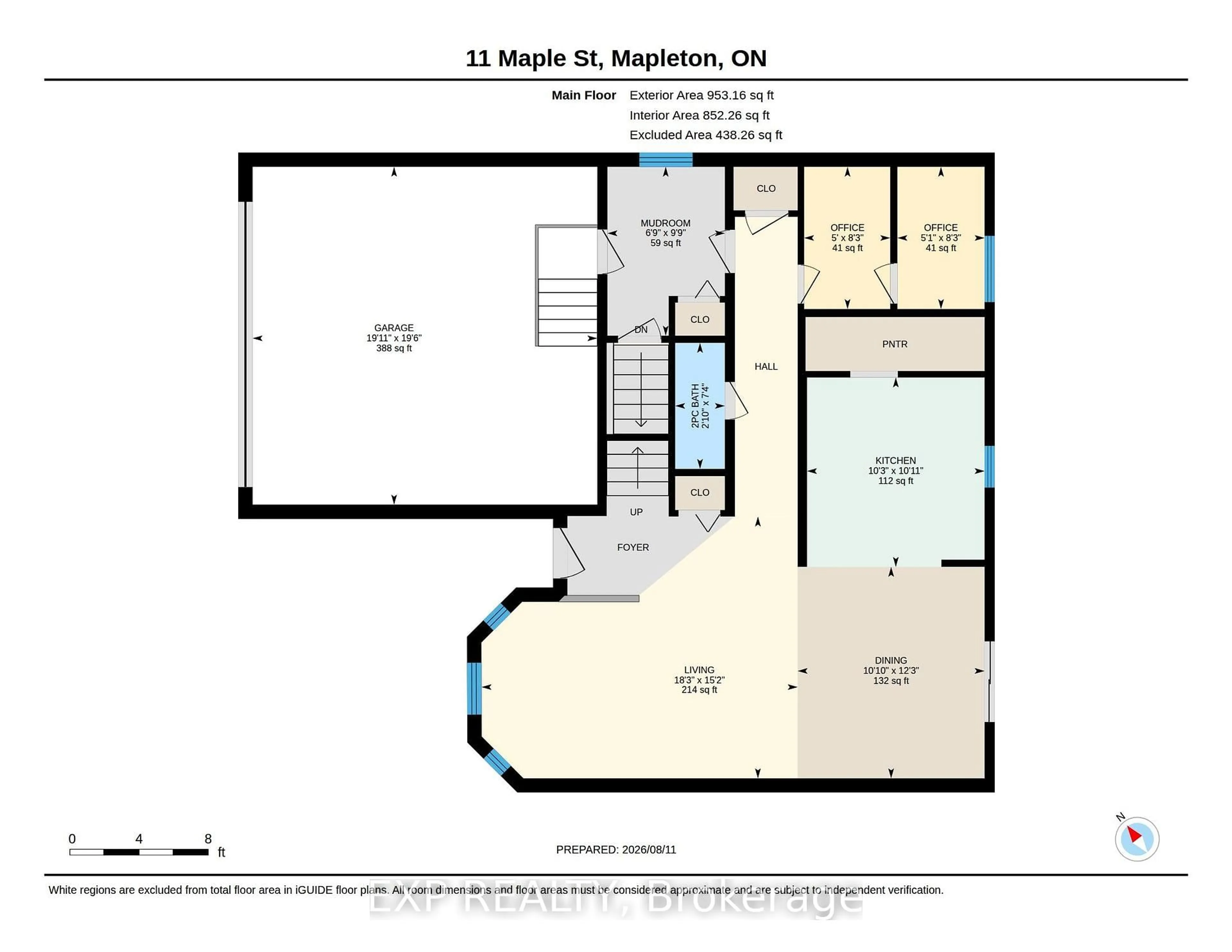 Floor plan for 11 Maple St, Mapleton Ontario N0G 1P0